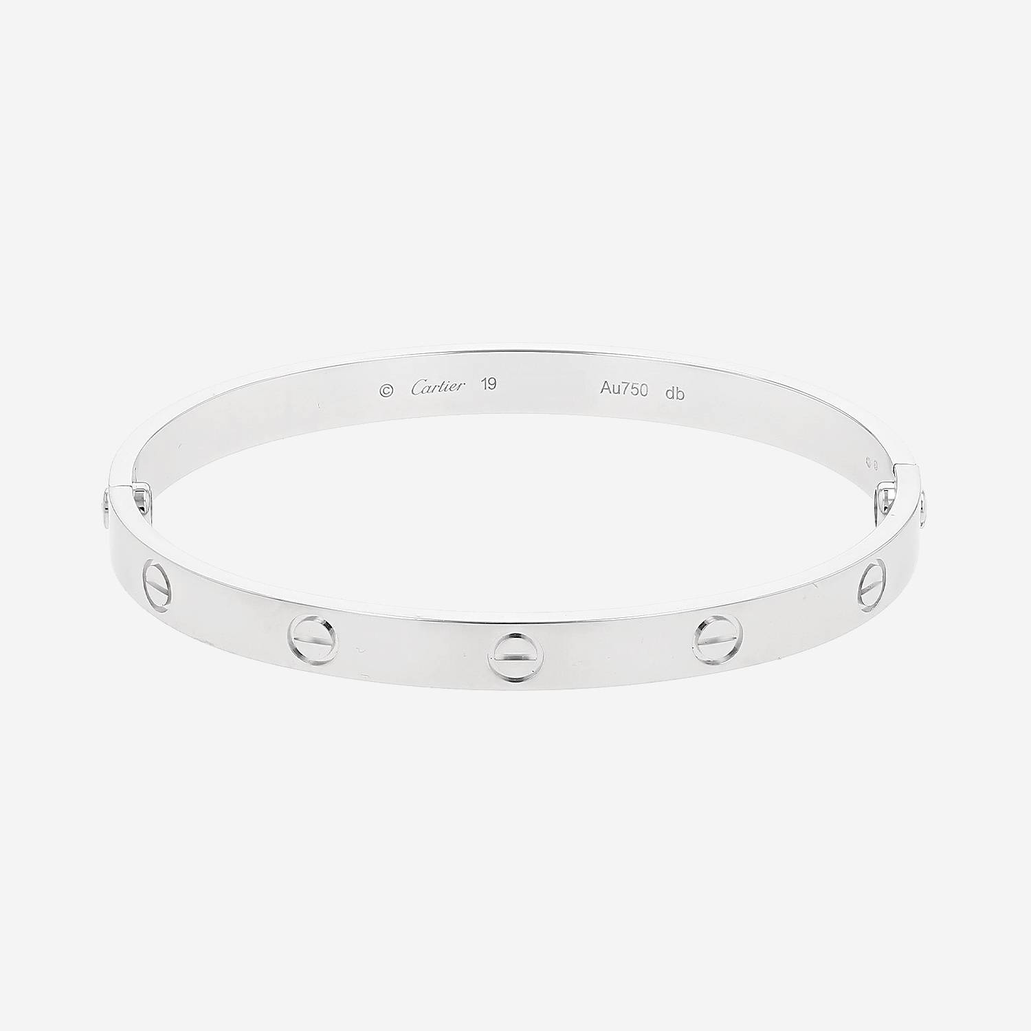 Bracciale Cartier Love in oro bianco