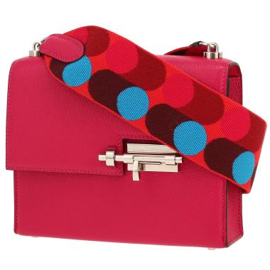 Bolso de mano Hermès  Verrou en cuero Mysore rosa