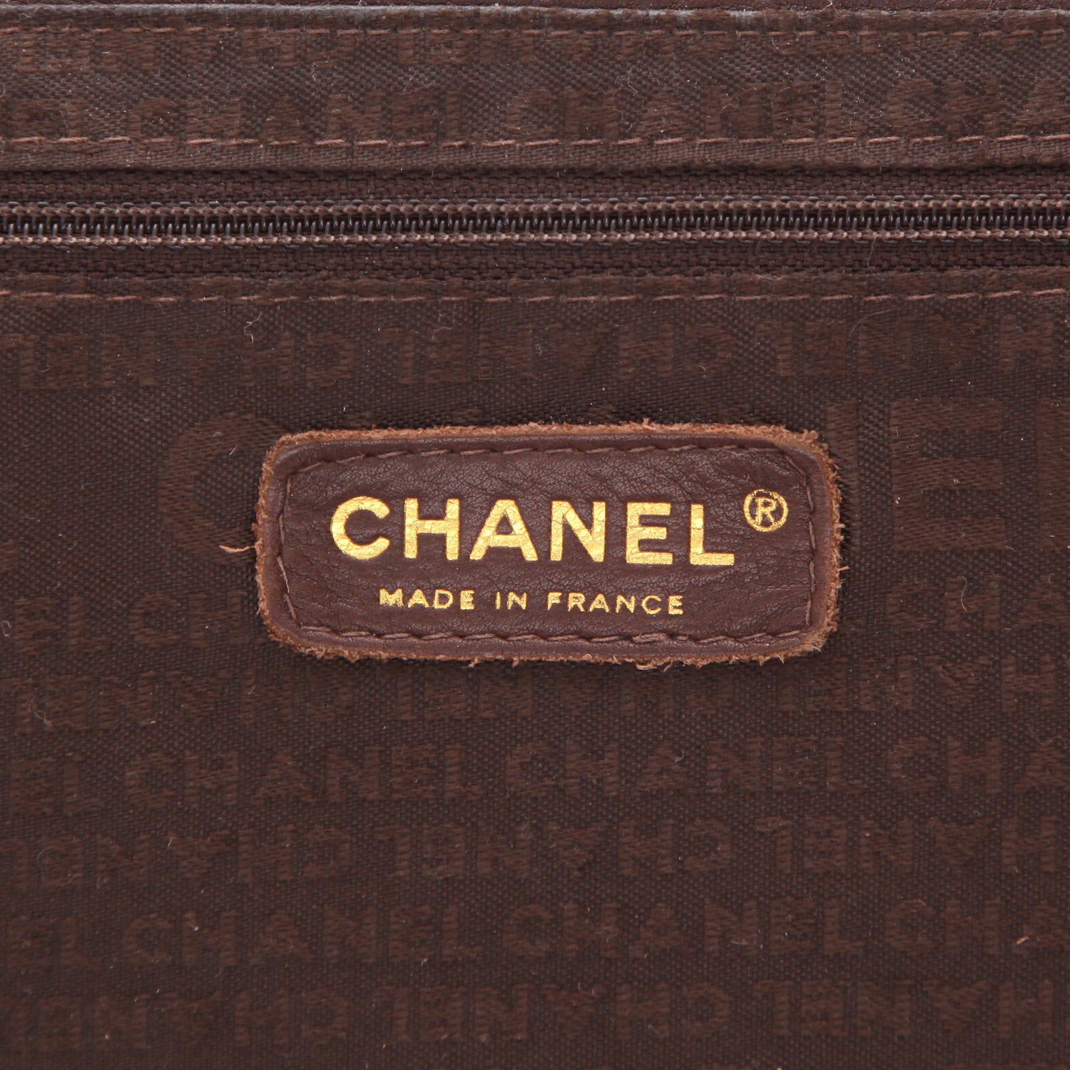 Bolso Cabás Chanel   en cuero marrón - Detail D2