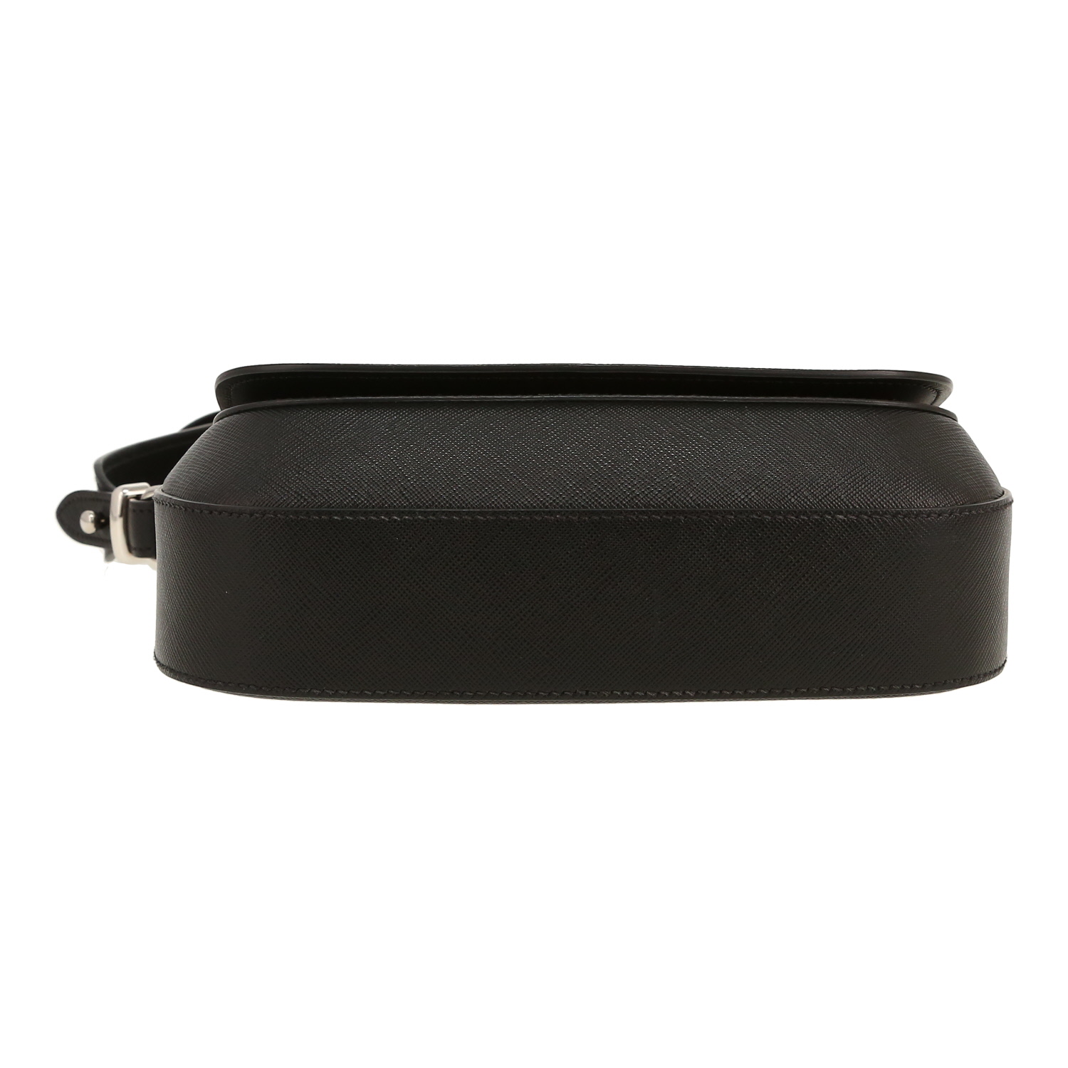 Borsa a tracolla Prada   in pelle saffiano nera - Detail D1