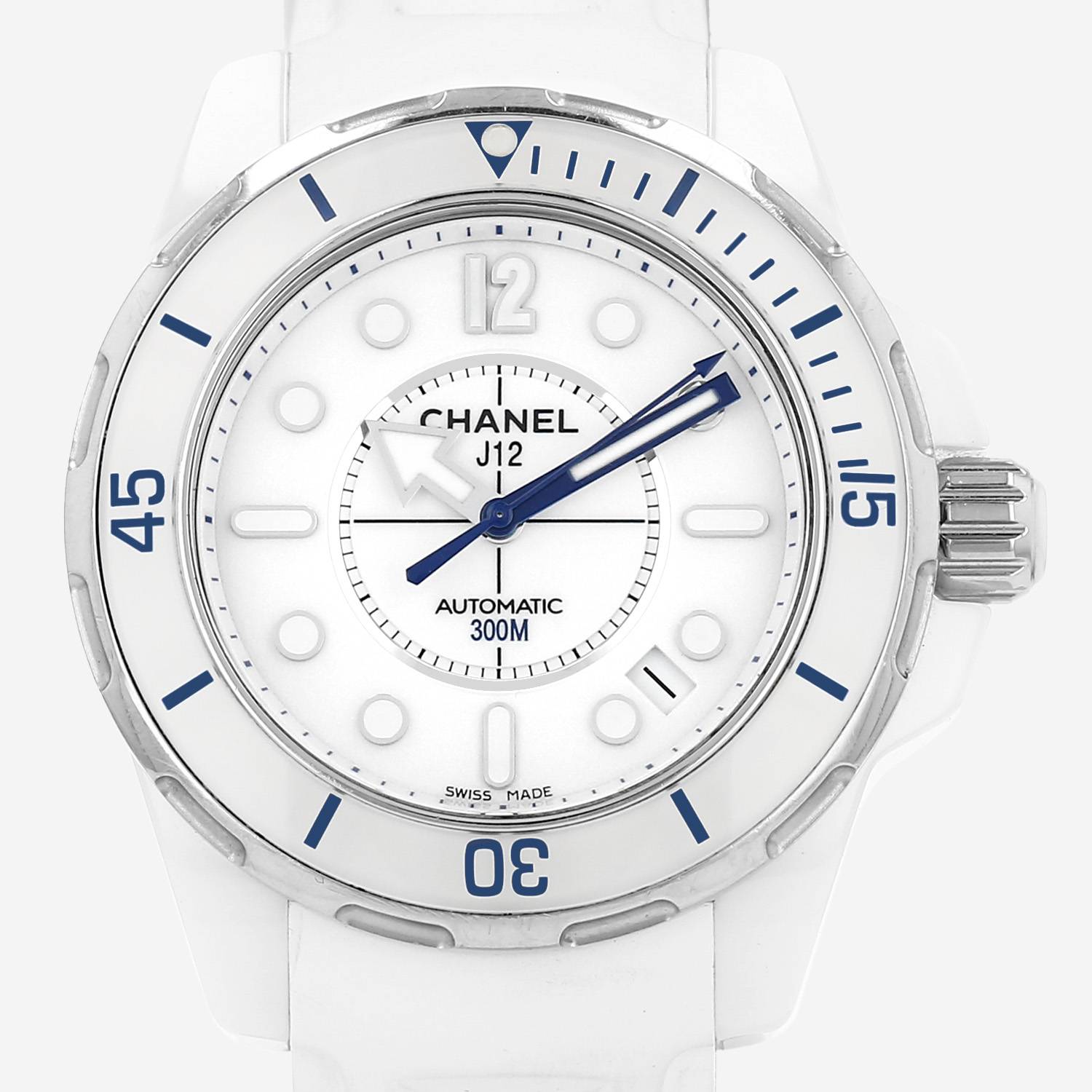 Montre Chanel J12 Marine en céramique Ref: Chanel - H2560  Vers 2010