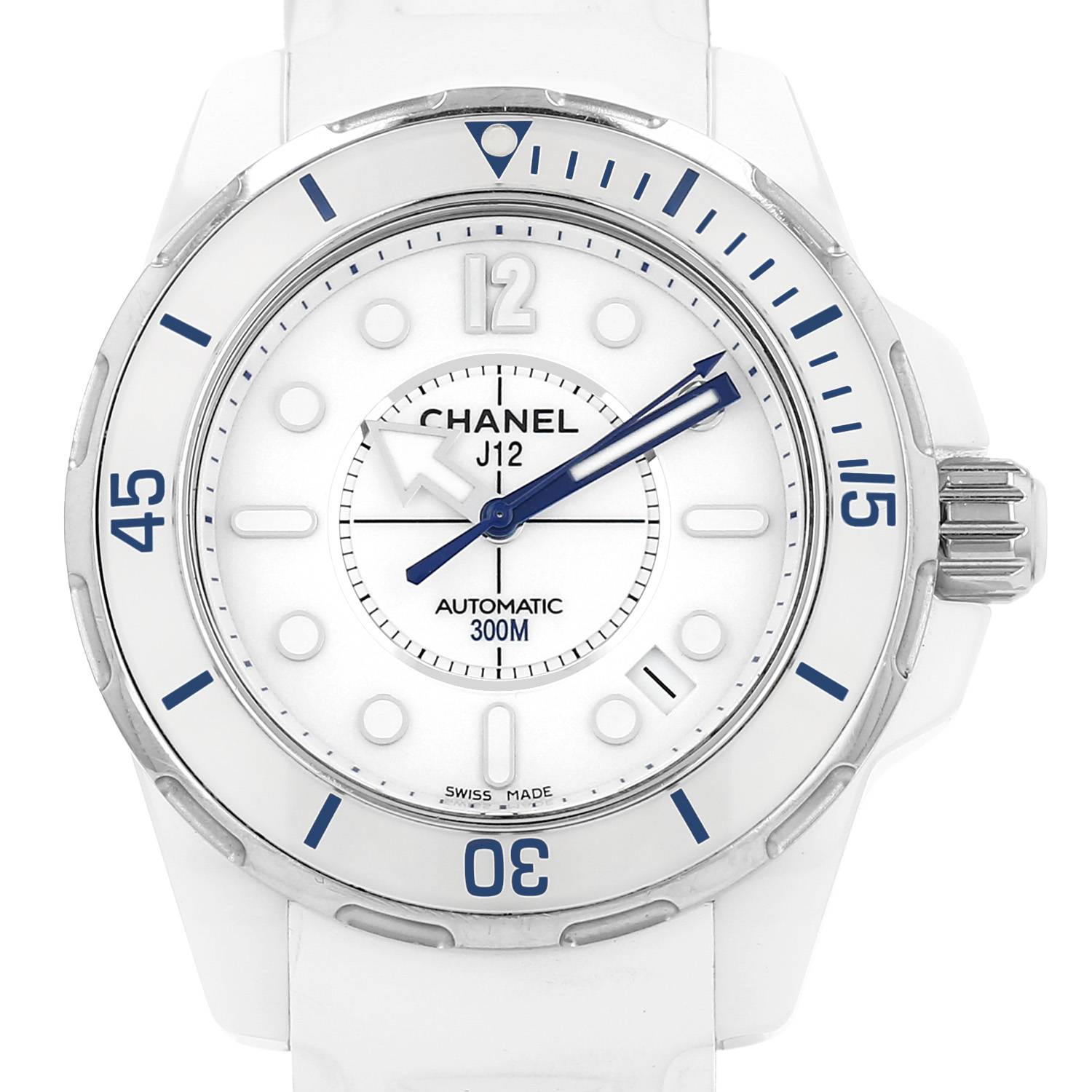 Montre Chanel J12 Marine en céramique Ref: Chanel - H2560 Vers 2010