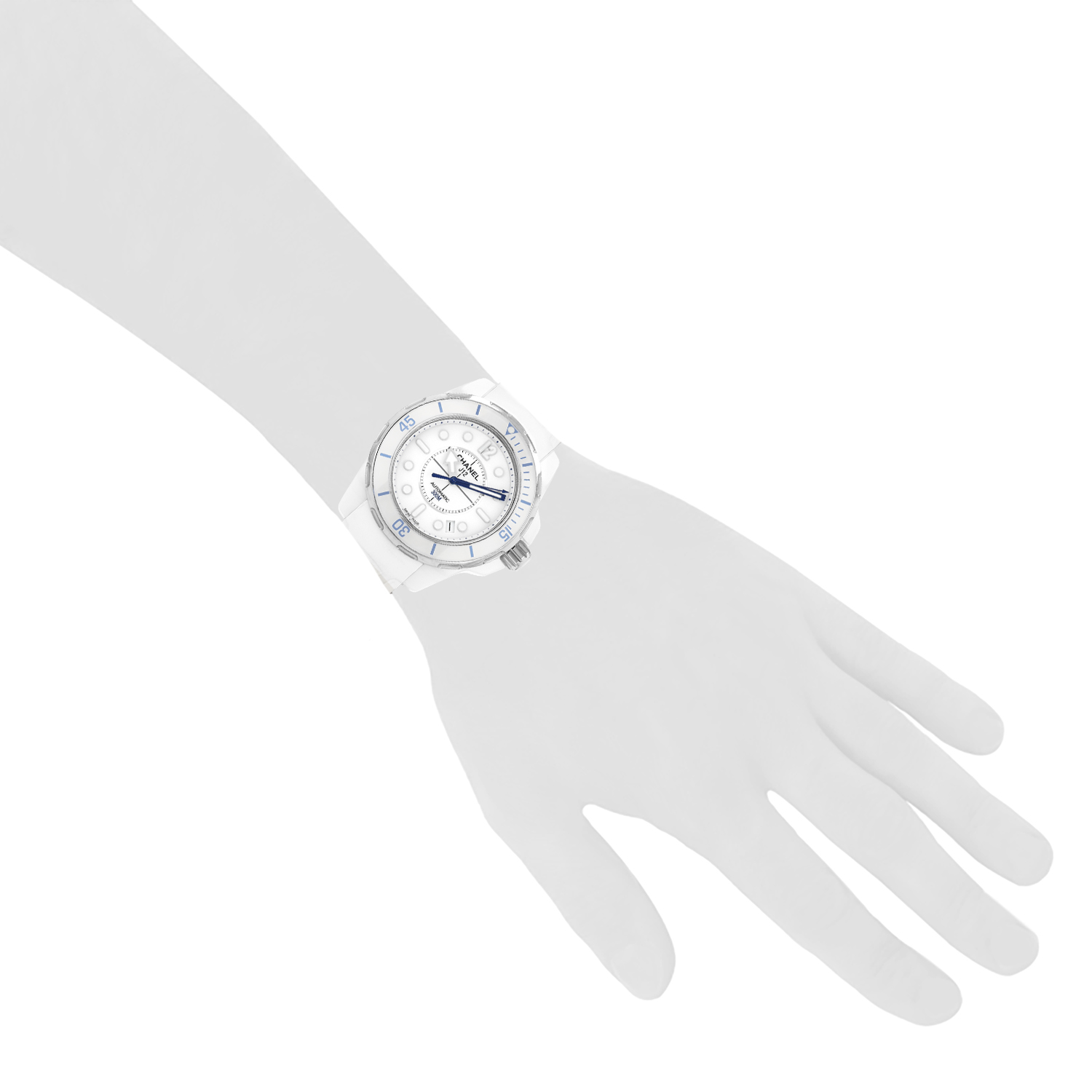 Montre Chanel J12 Marine en céramique Ref: Chanel - H2560  Vers 2010 - Detail D1