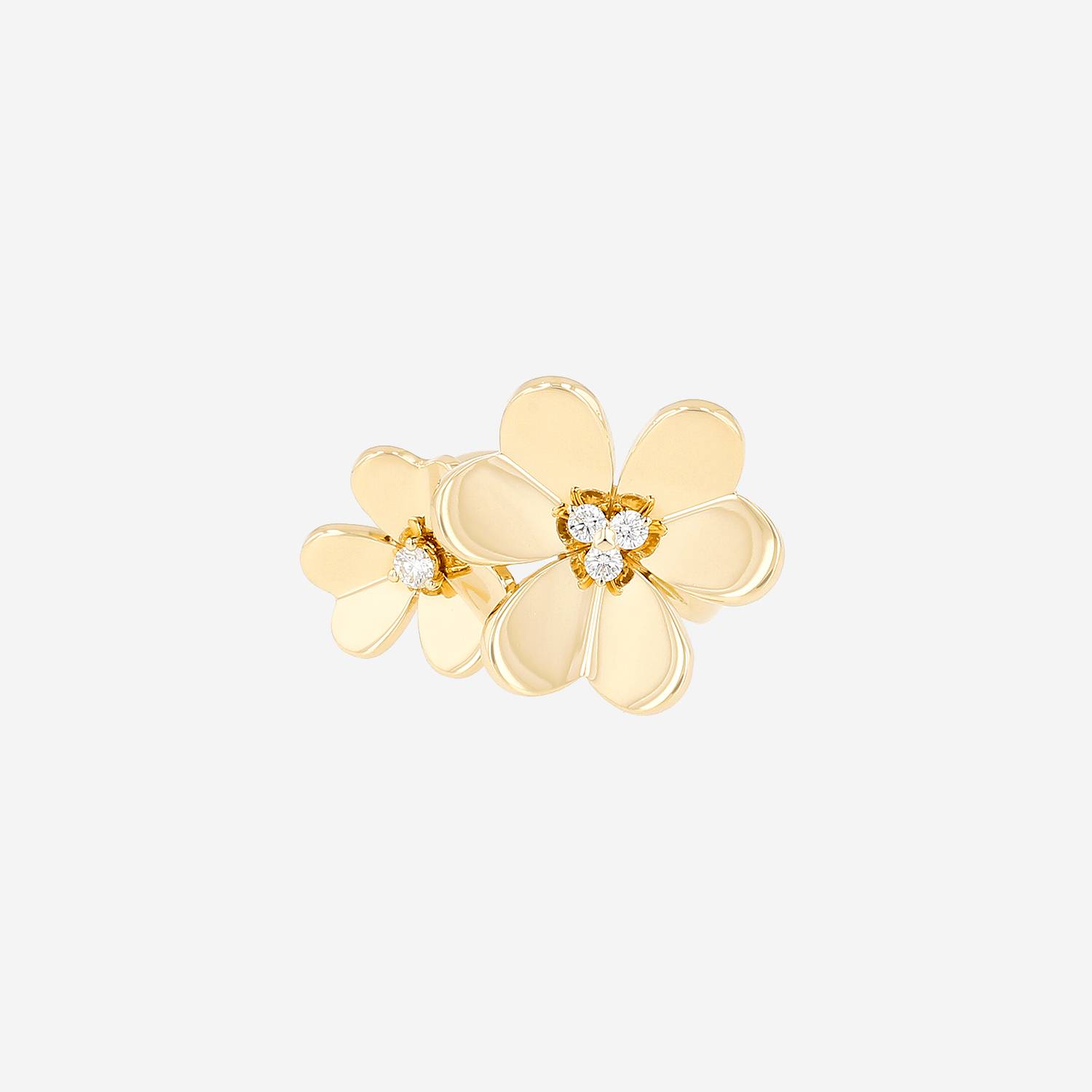 Anello Van Cleef 
Arpels Frivole in oro giallo e diamanti