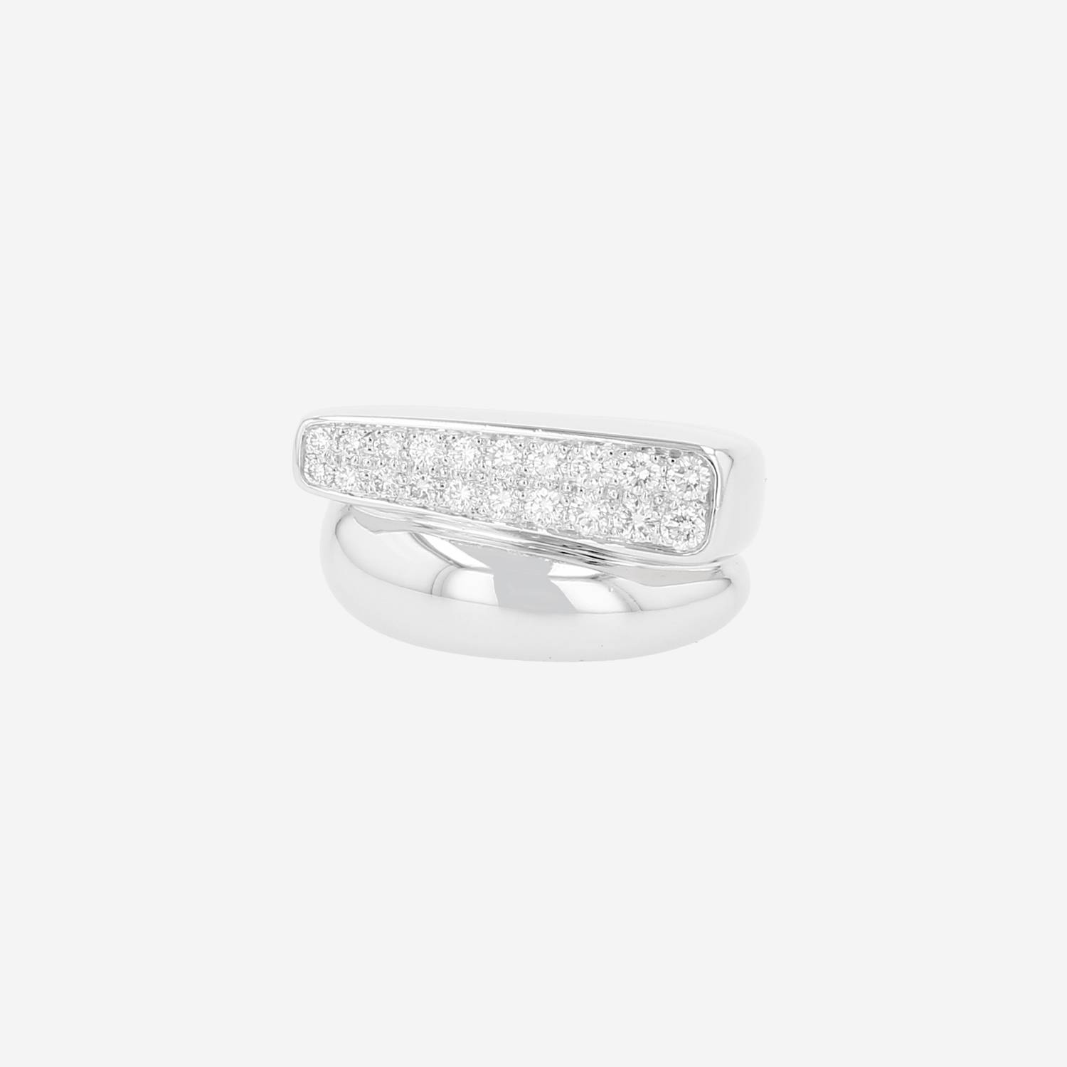 Fred Success ring in white gold and diamonds