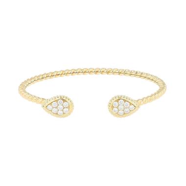 Brazalete Boucheron Serpent Bohème talla S de oro amarillo y diamantes