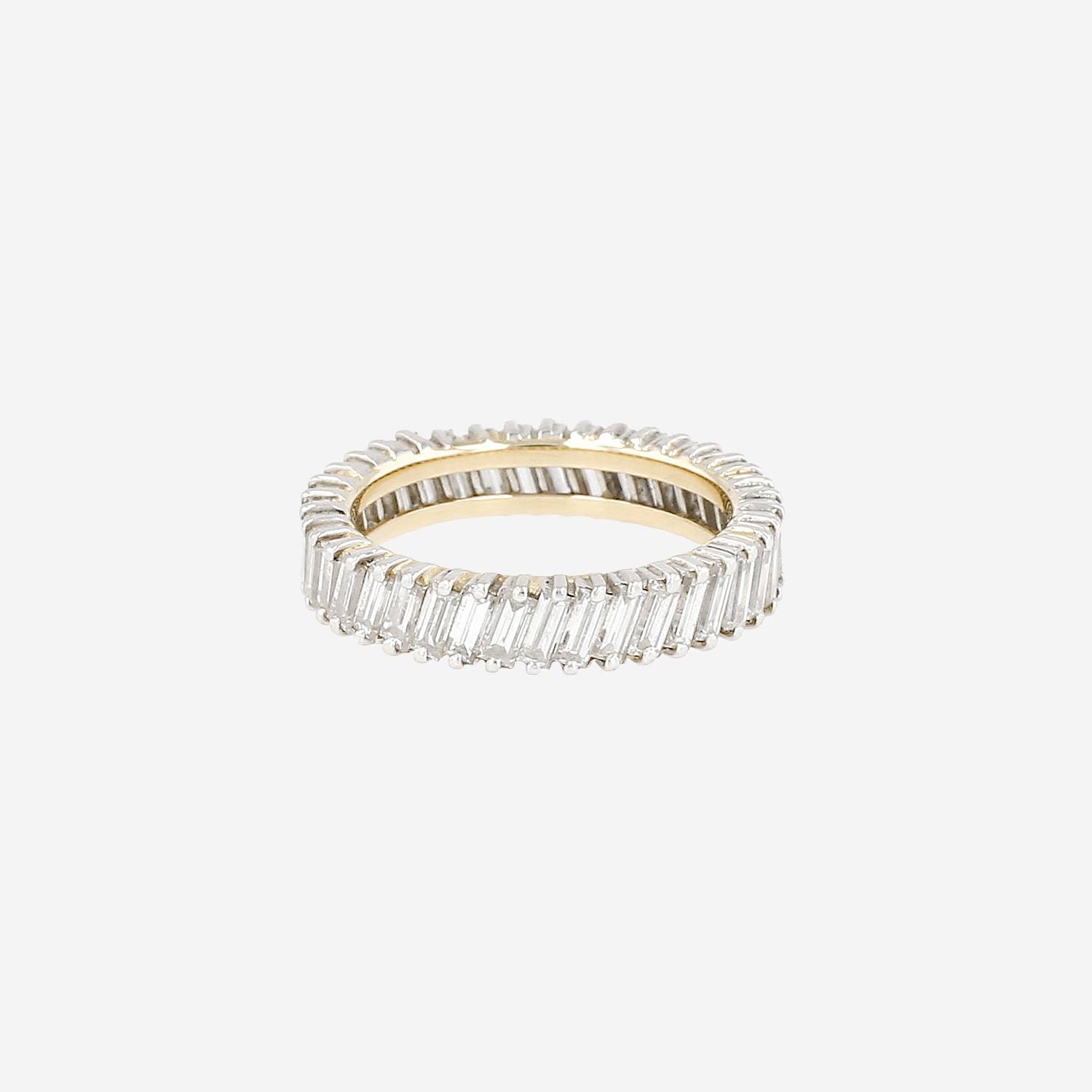 Alliance Vintage  en or jaune, or blanc et diamants