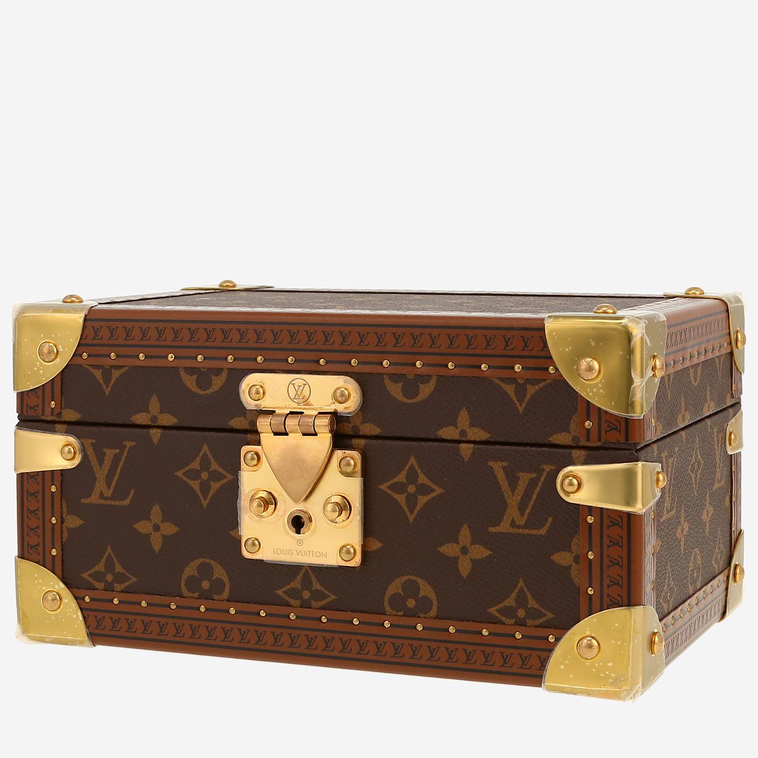 Louis Vuitton  Coffret Trésor 24 en lona Monogram revestida