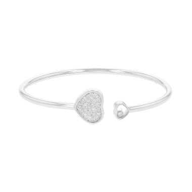 Chopard Happy Hearts bracelet in white gold and diamonds Chopard Happy Hearts bracelet in white gold and diamonds