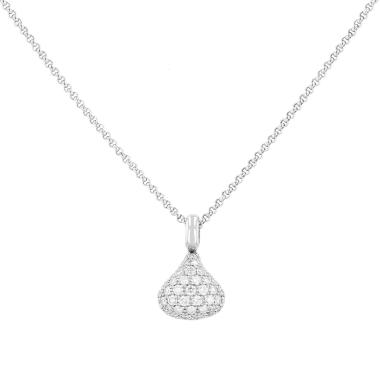 Pendentif Chopard  en or blanc et diamants