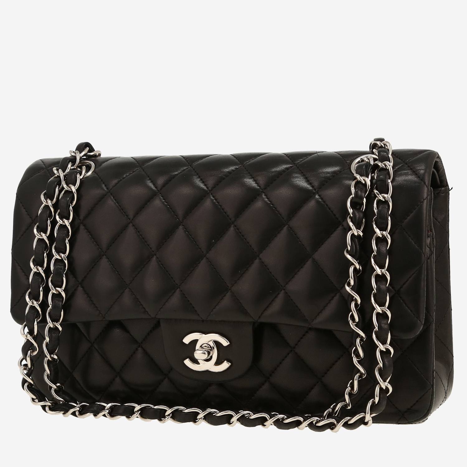 Chanel  Timeless Classic handbag  in black quilted leather