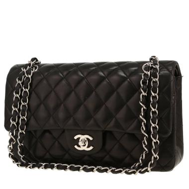 Sac à main Chanel  Timeless Classic en cuir matelassé noir