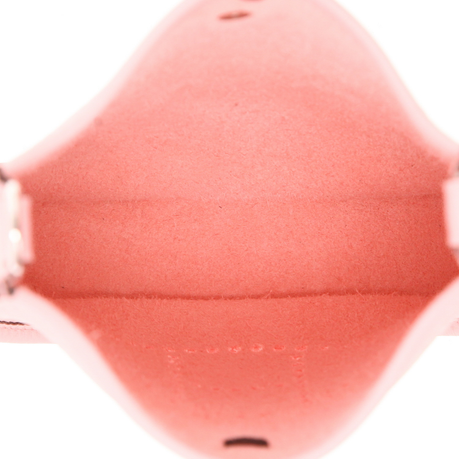 Bolso bandolera Hermès  Evelyne 16 cm en cuero taurillon clémence Rose Sakura - Detail D3
