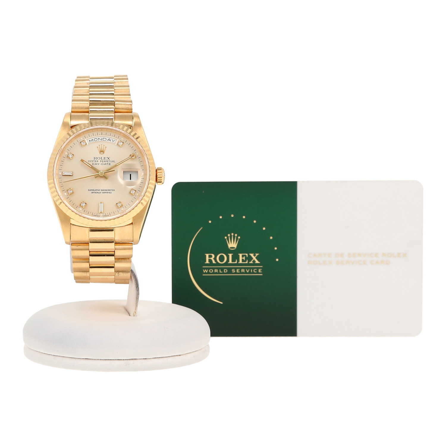 Rolex Day-Date  in yellow gold Ref: Rolex - 18238  Circa 1995