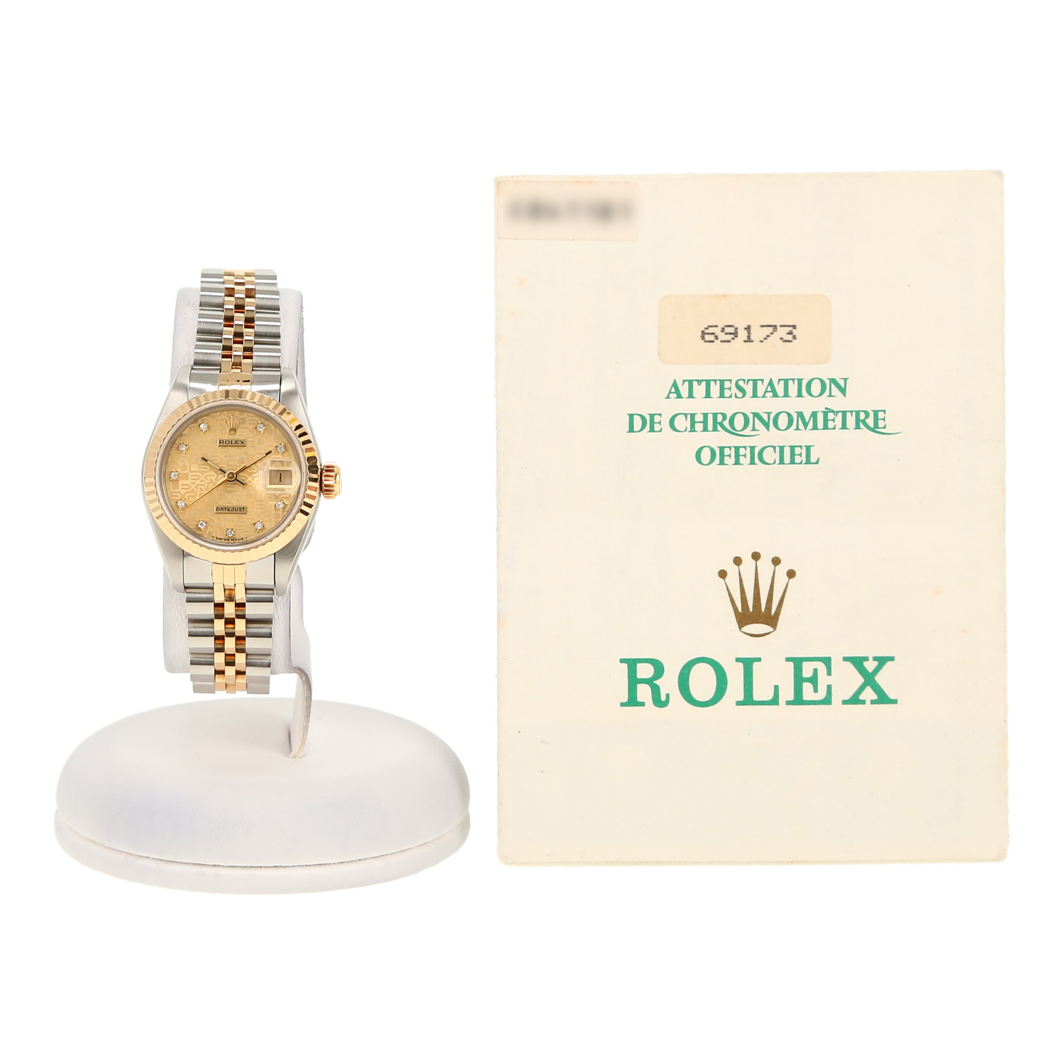 Orologio Rolex Datejust Lady in oro e acciaio Ref: Rolex - 69173  Circa 1990