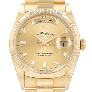 Rolex Day-Date  in yellow gold Ref: Rolex - 18238  Circa 1995