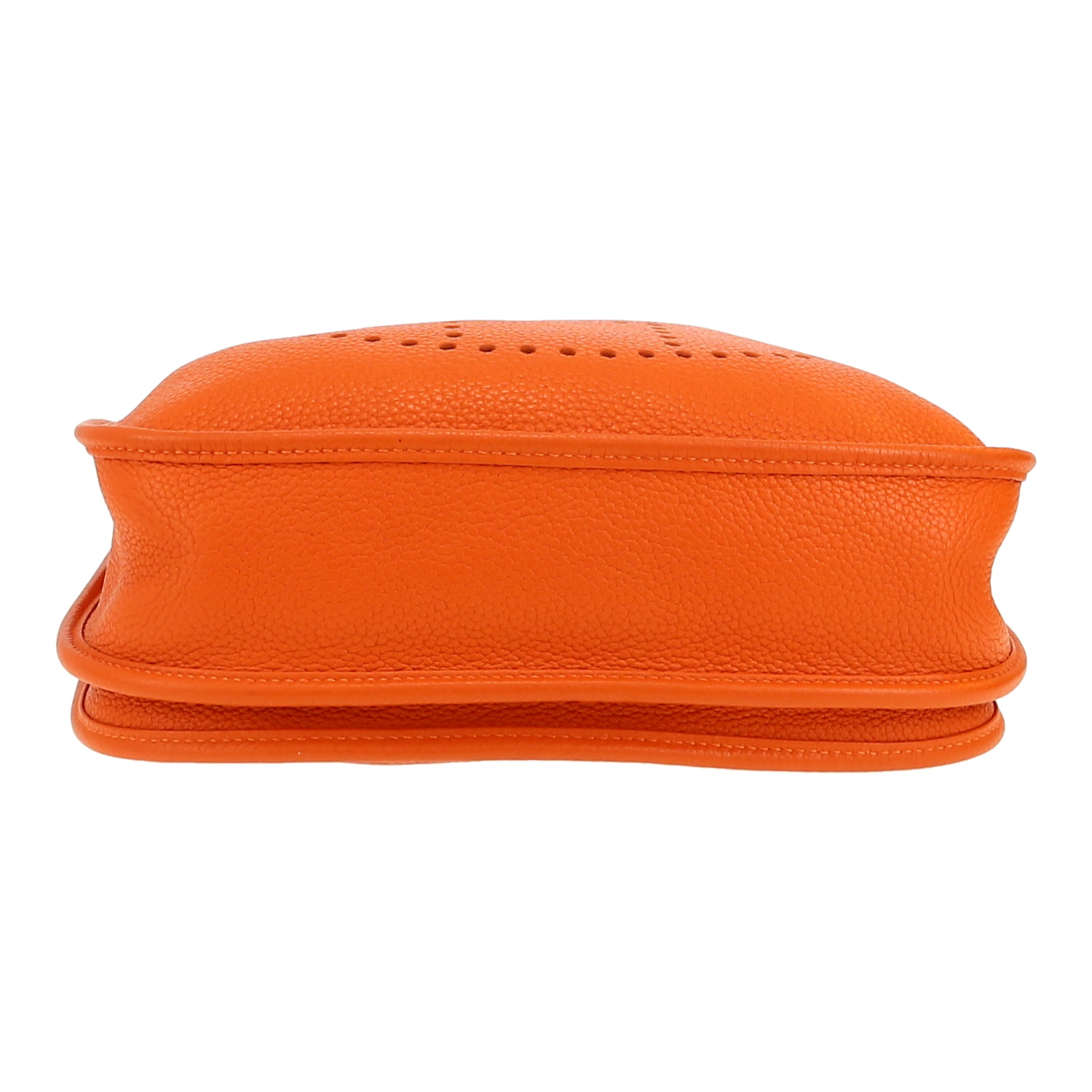 Borsa a tracolla Hermès  Evelyne III in pelle togo arancione - Detail D1