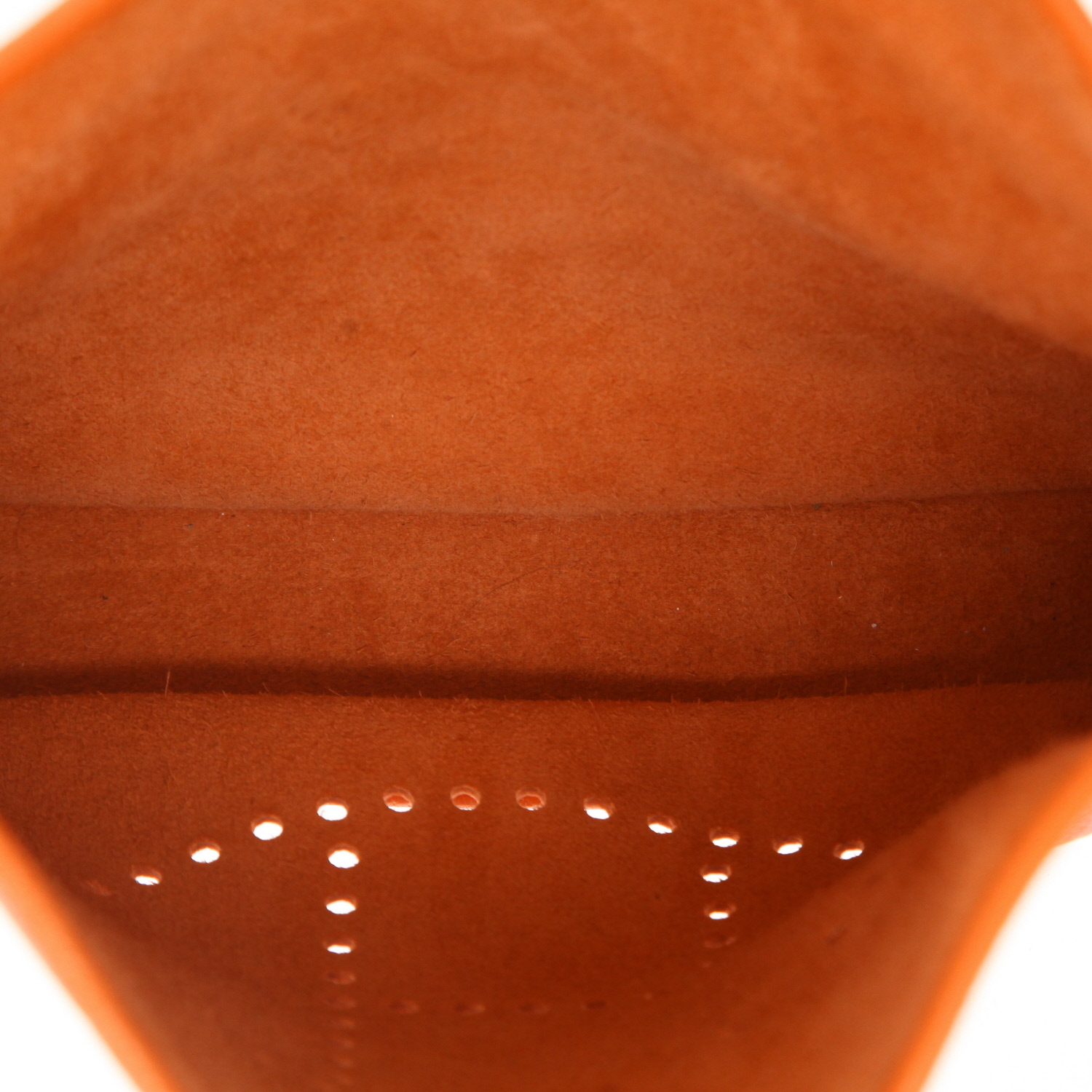 Borsa a tracolla Hermès  Evelyne III in pelle togo arancione - Detail D3