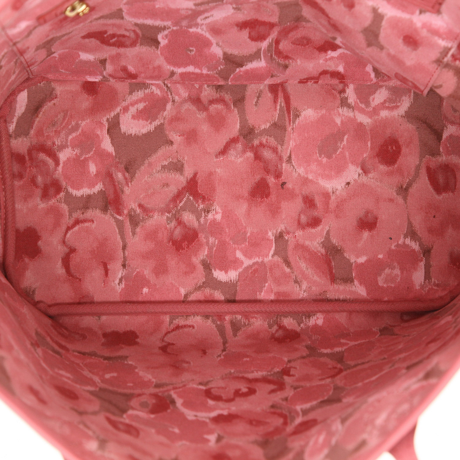 Bolso Cabás Louis Vuitton  Neverfull Editions Limitées modelo mediano  en lona Monogram y cuero rosa - Detail D3