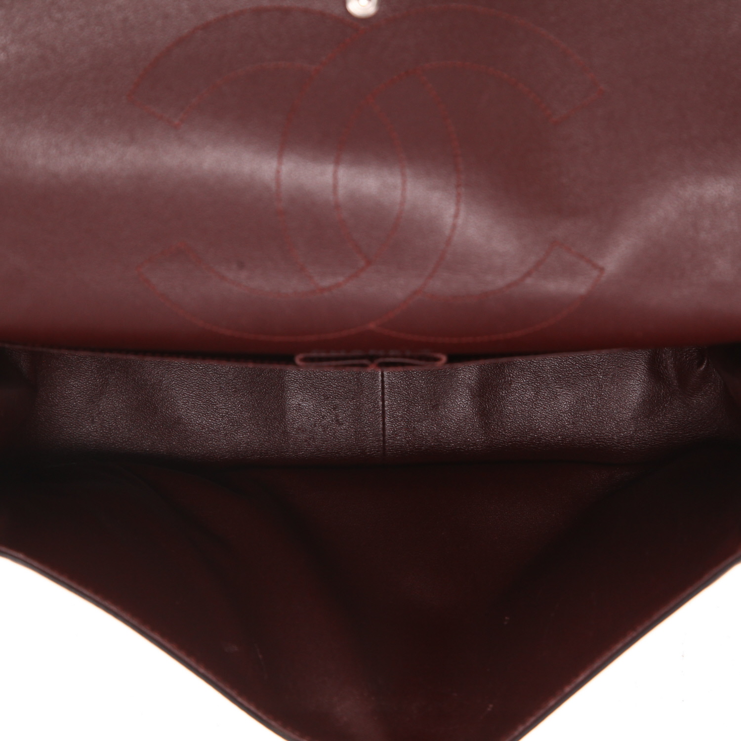 Sac bandoulière Chanel  2.55 en cuir matelassé noir - Detail D3