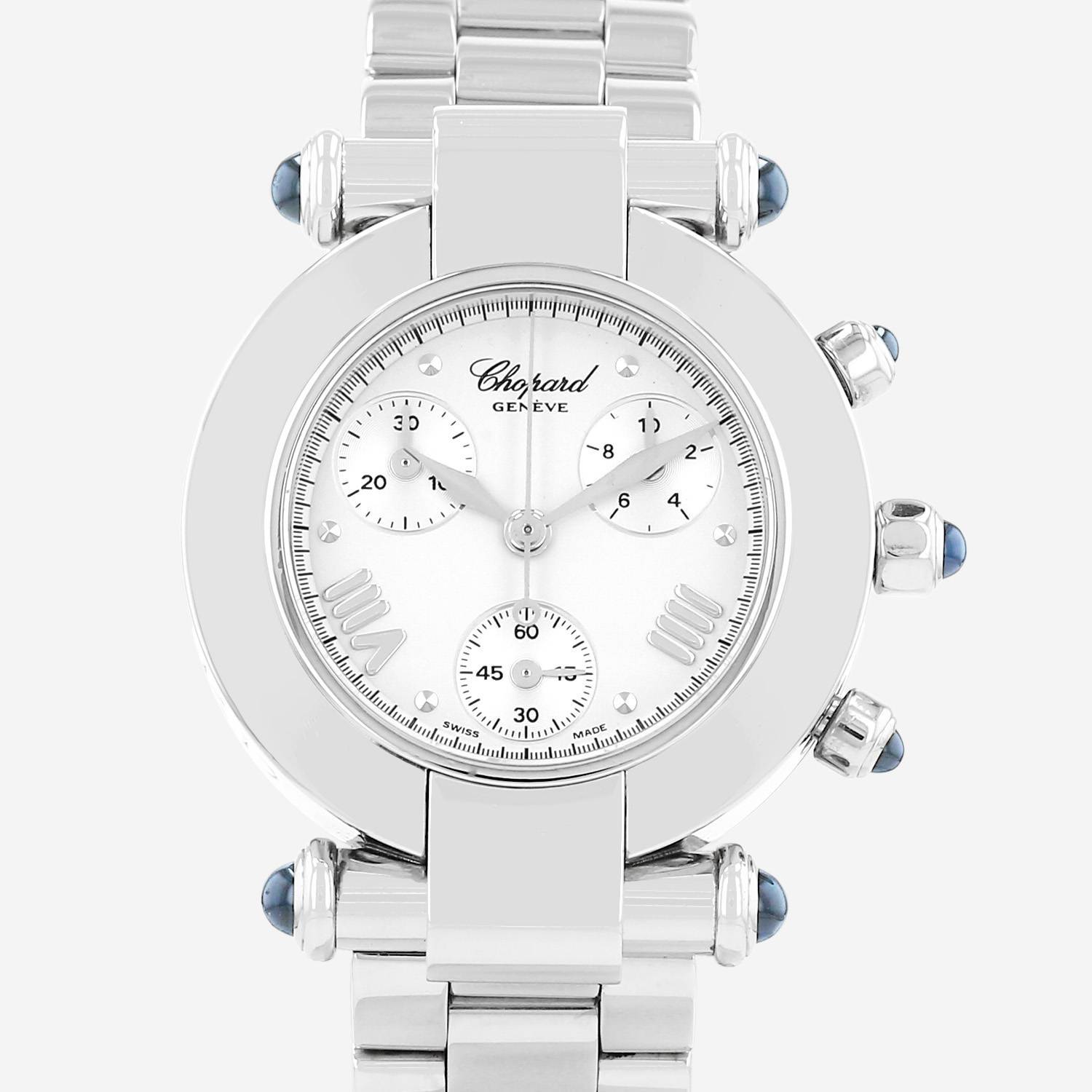 Pulsante In Zaffiro Per Orologio Cronografo – Compatibile Chopard Happy Sport Diamanti – Nuovo