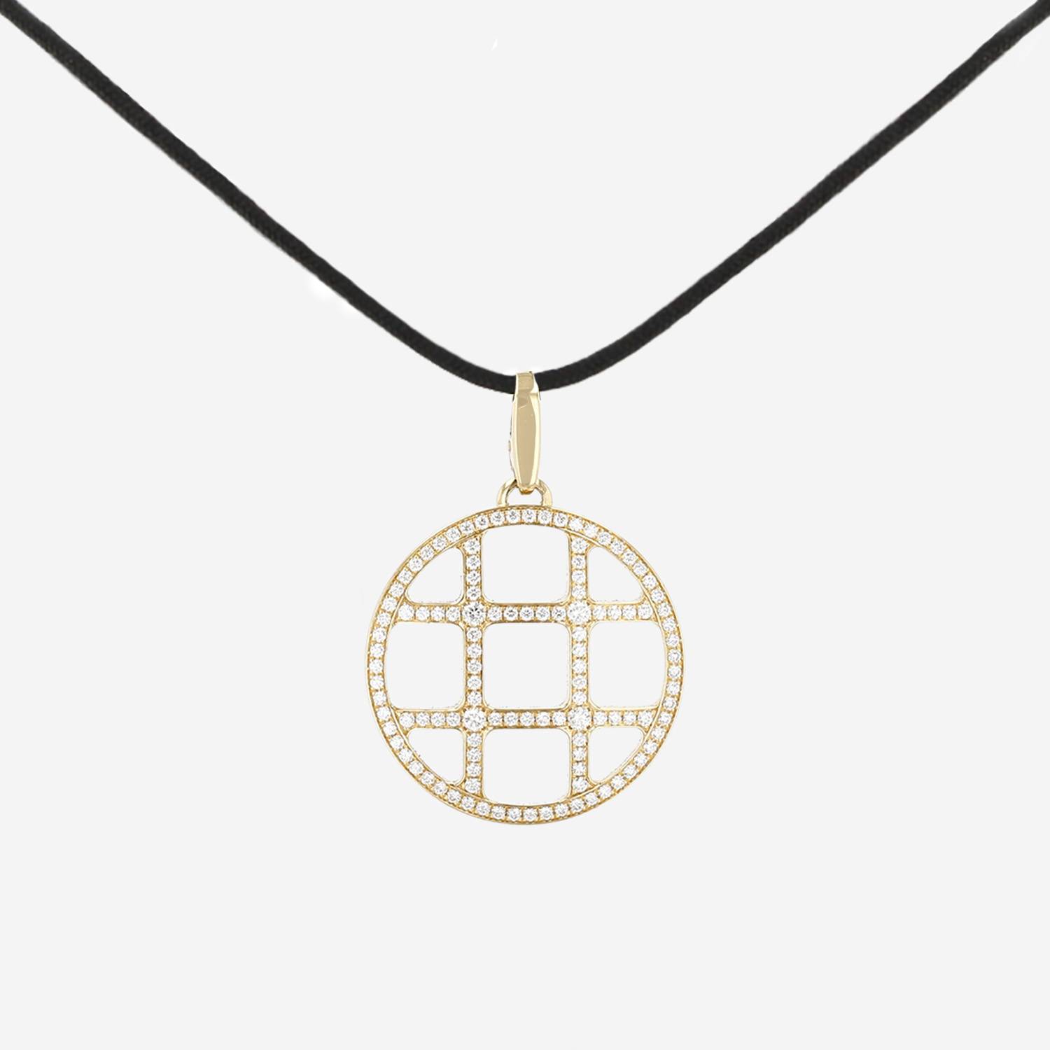 Pendentif Cartier Pasha en or jaune et diamants