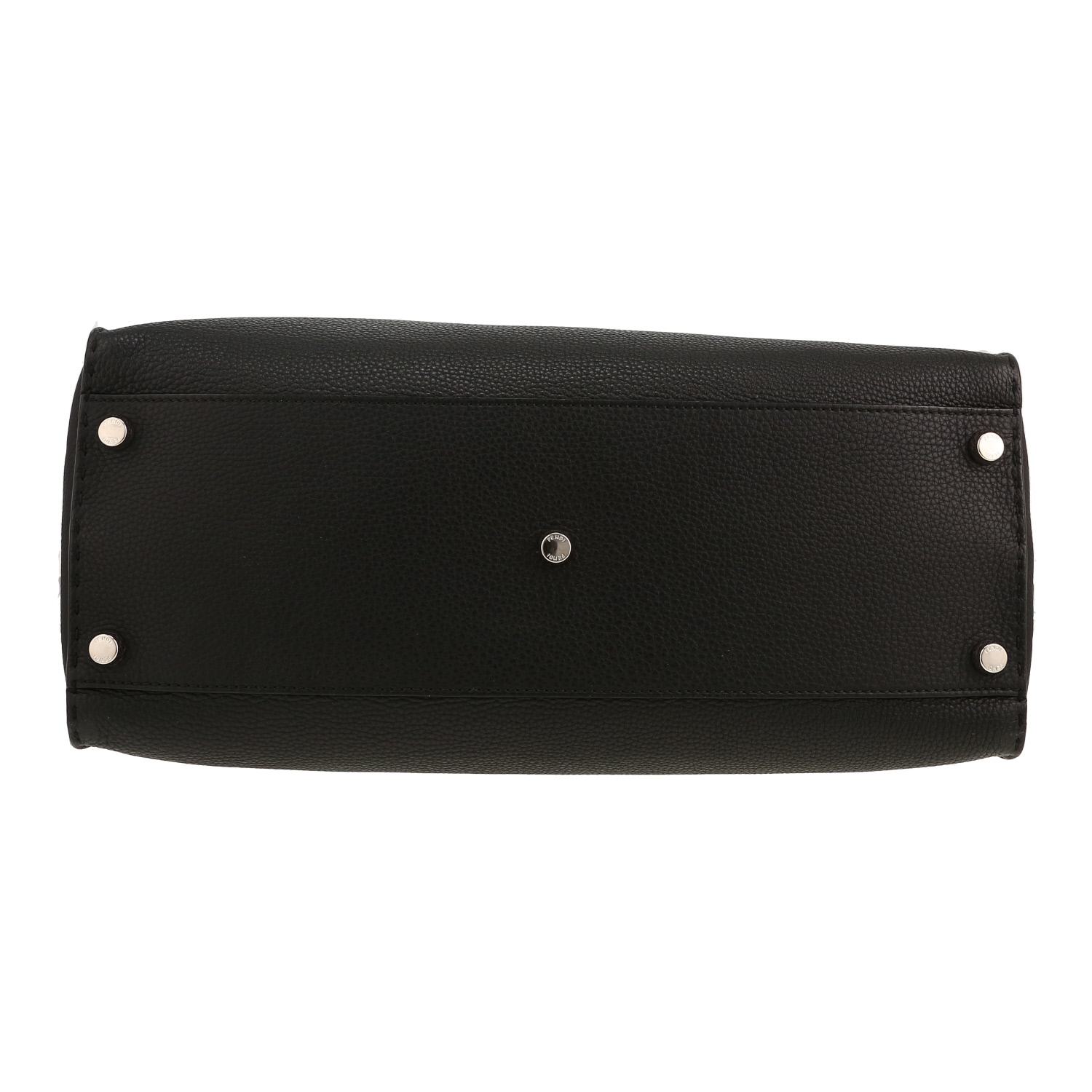 Borsa Fendi  Peekaboo Selleria in pelle martellata nera - Detail D1