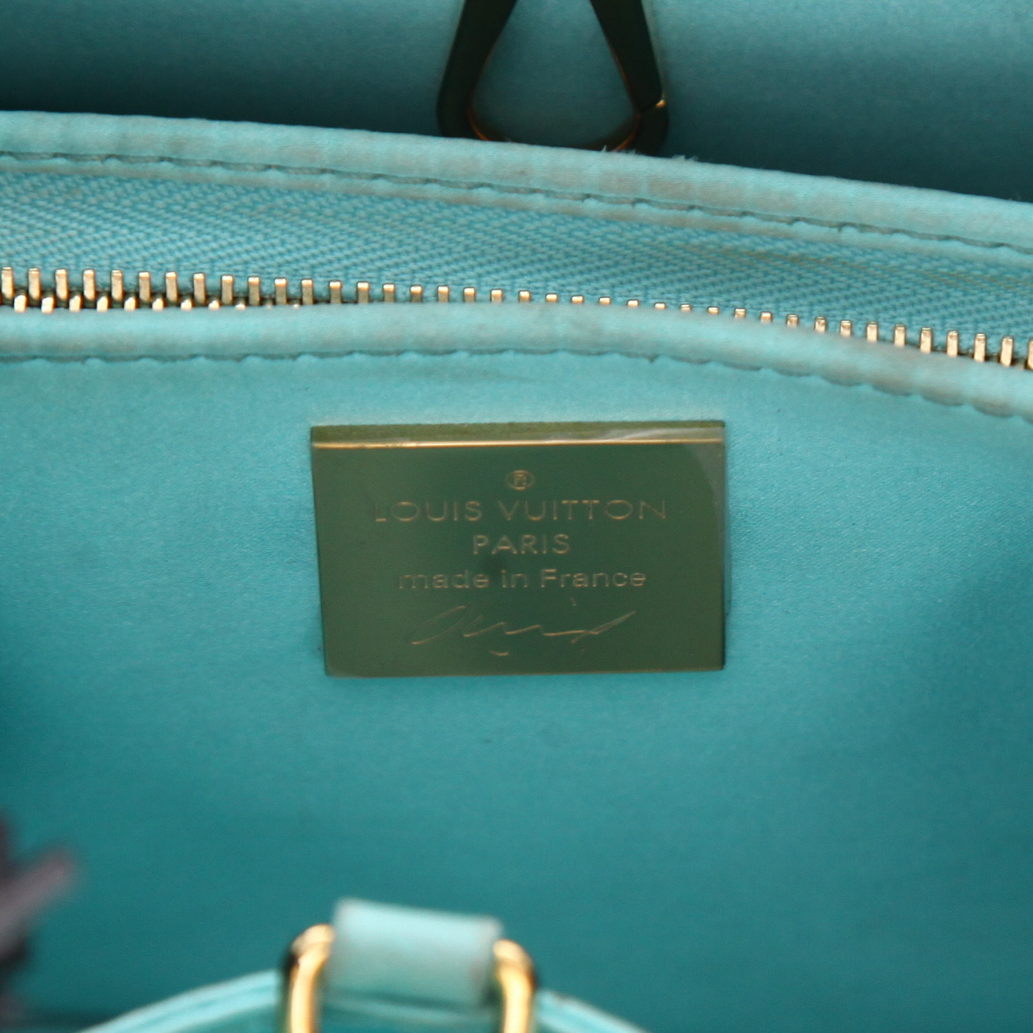 Borsa Louis Vuitton  Artycapucines par Jean-Michel Othoniel in rafia beige e nera - Detail D2