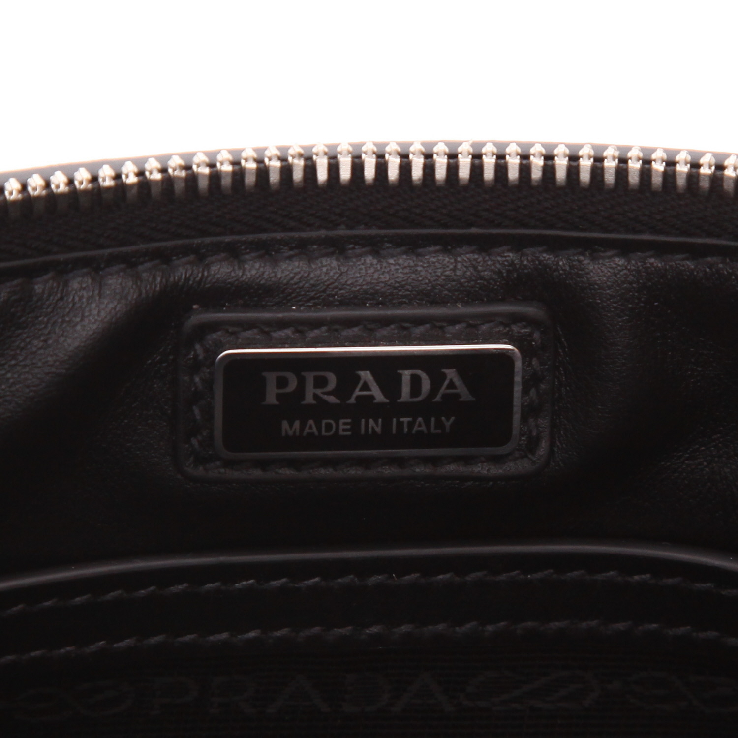 Borsa a tracolla Prada   in pelle saffiano nera - Detail D2