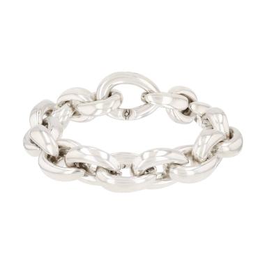 Hermès Acrobate bracelet in silver