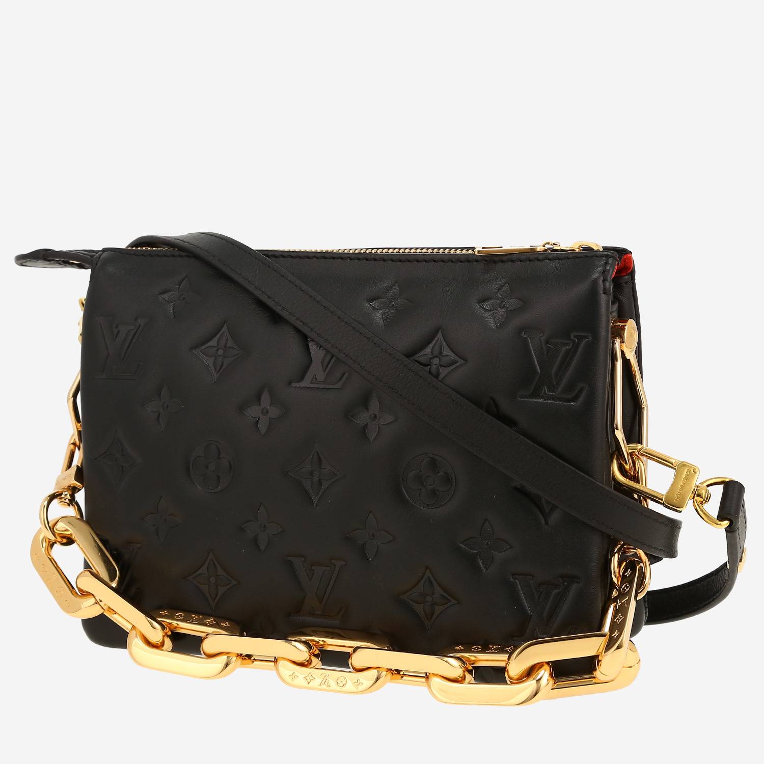 Louis Vuitton  Coussin BB shoulder bag  in black empreinte monogram leather