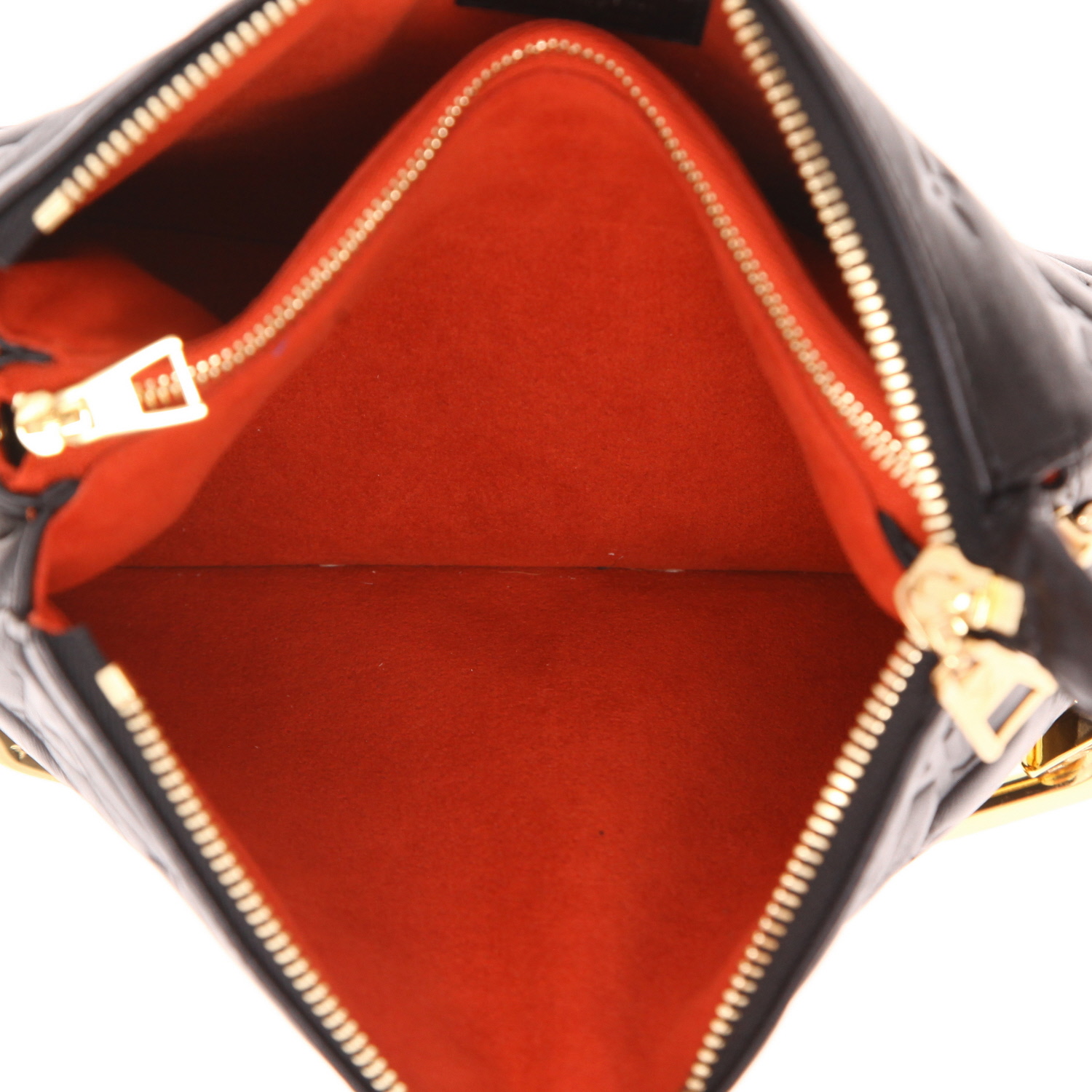 Borsa a tracolla Louis Vuitton  Coussin in pelle monogram con stampa nera - Detail D3