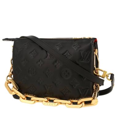 Bolso bandolera Louis Vuitton  Coussin BB en cuero monogram huella negro