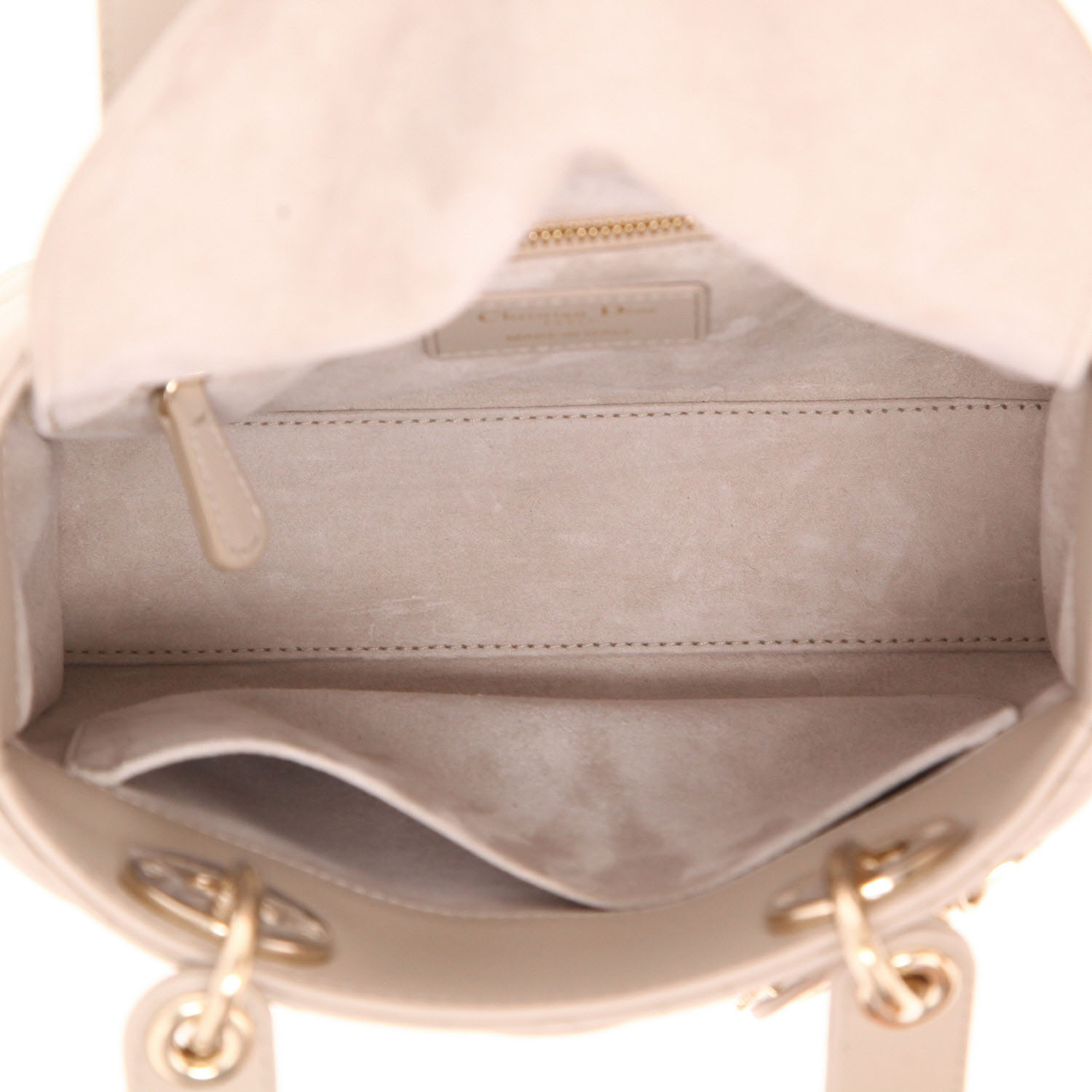 Dior  My ABCDIOR handbag  in beige leather cannage - Detail D3