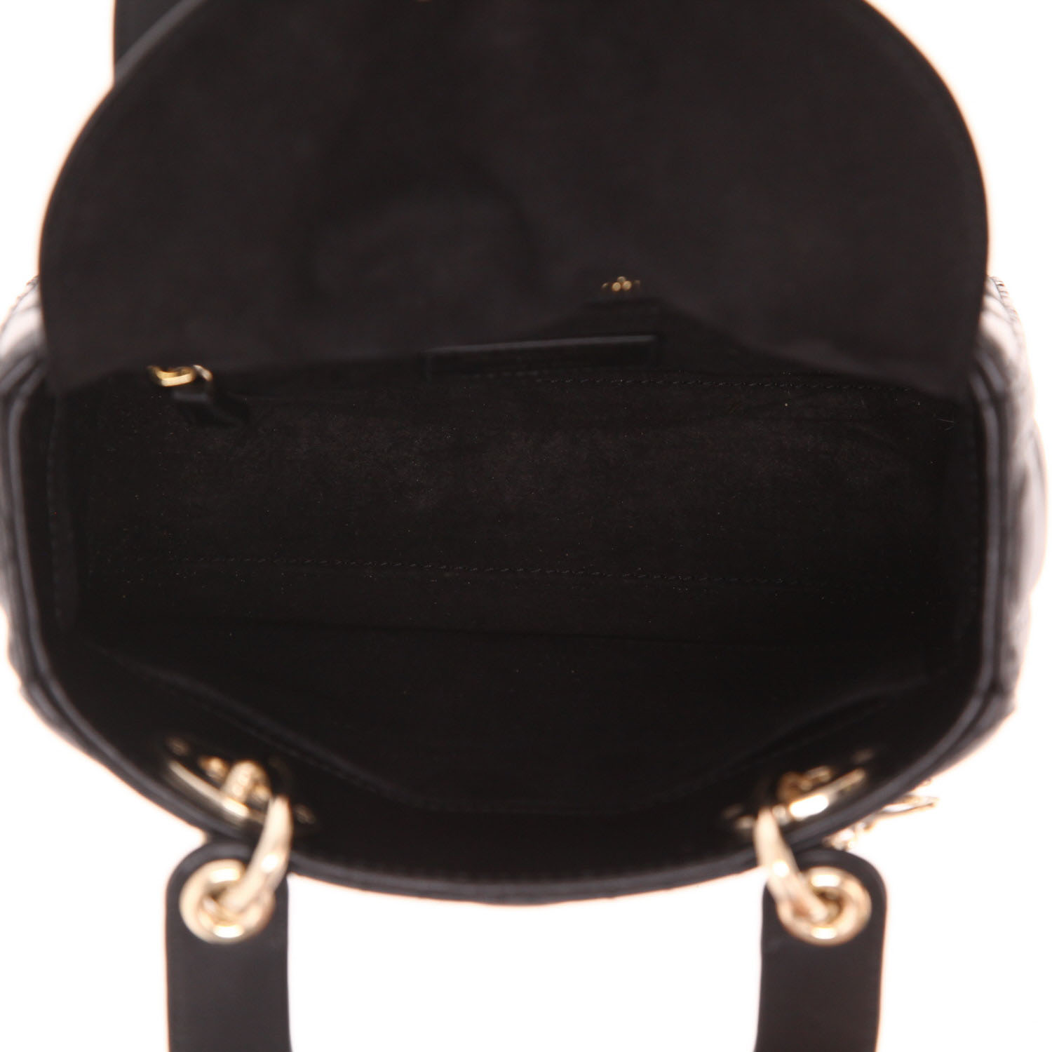 Dior  My ABCDIOR handbag  in black leather cannage - Detail D3