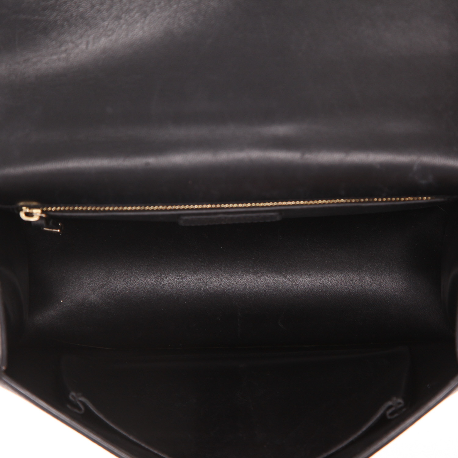 Dior  30 Montaigne shoulder bag  in black grained leather - Detail D3