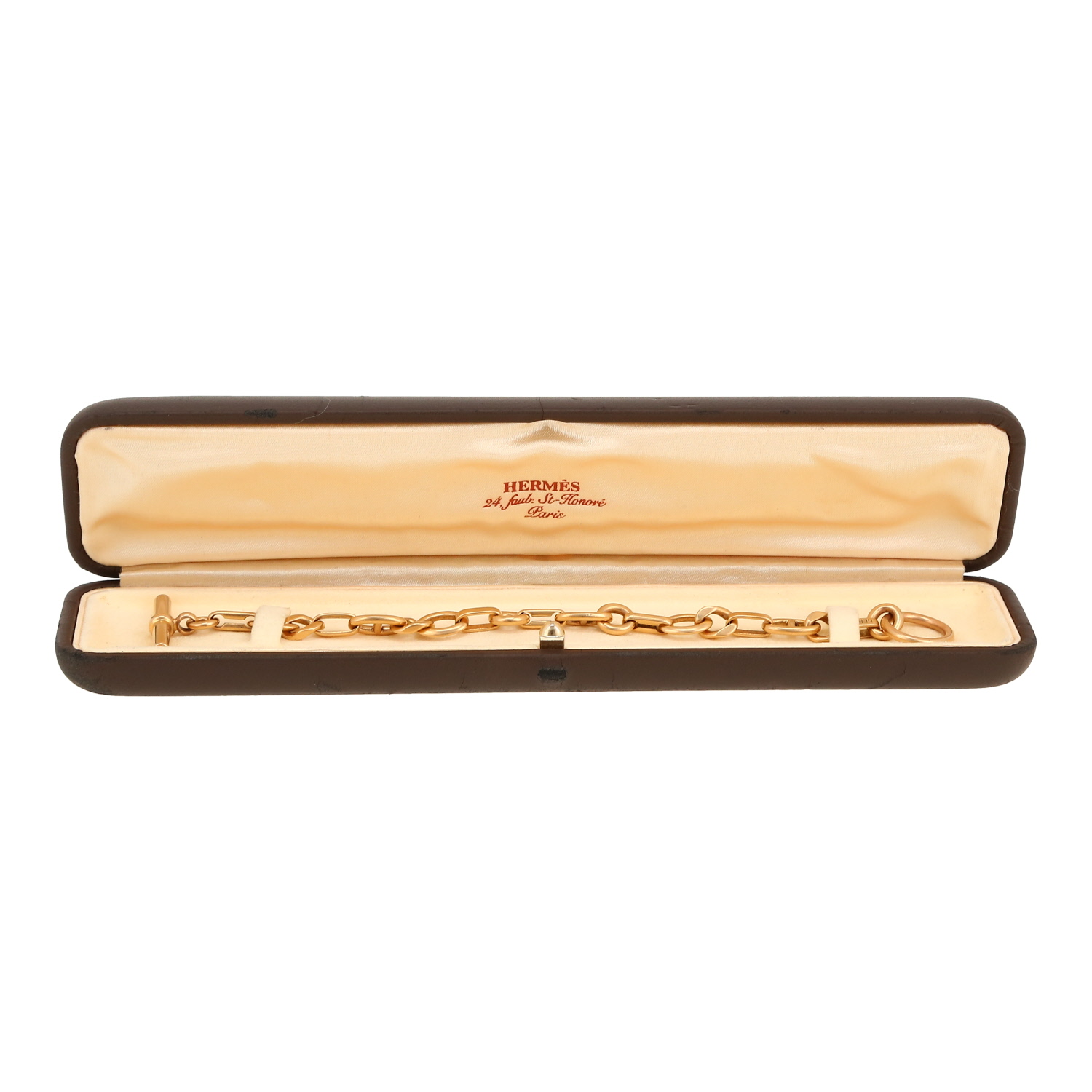 Hermès Alea small model bracelet in yellow gold