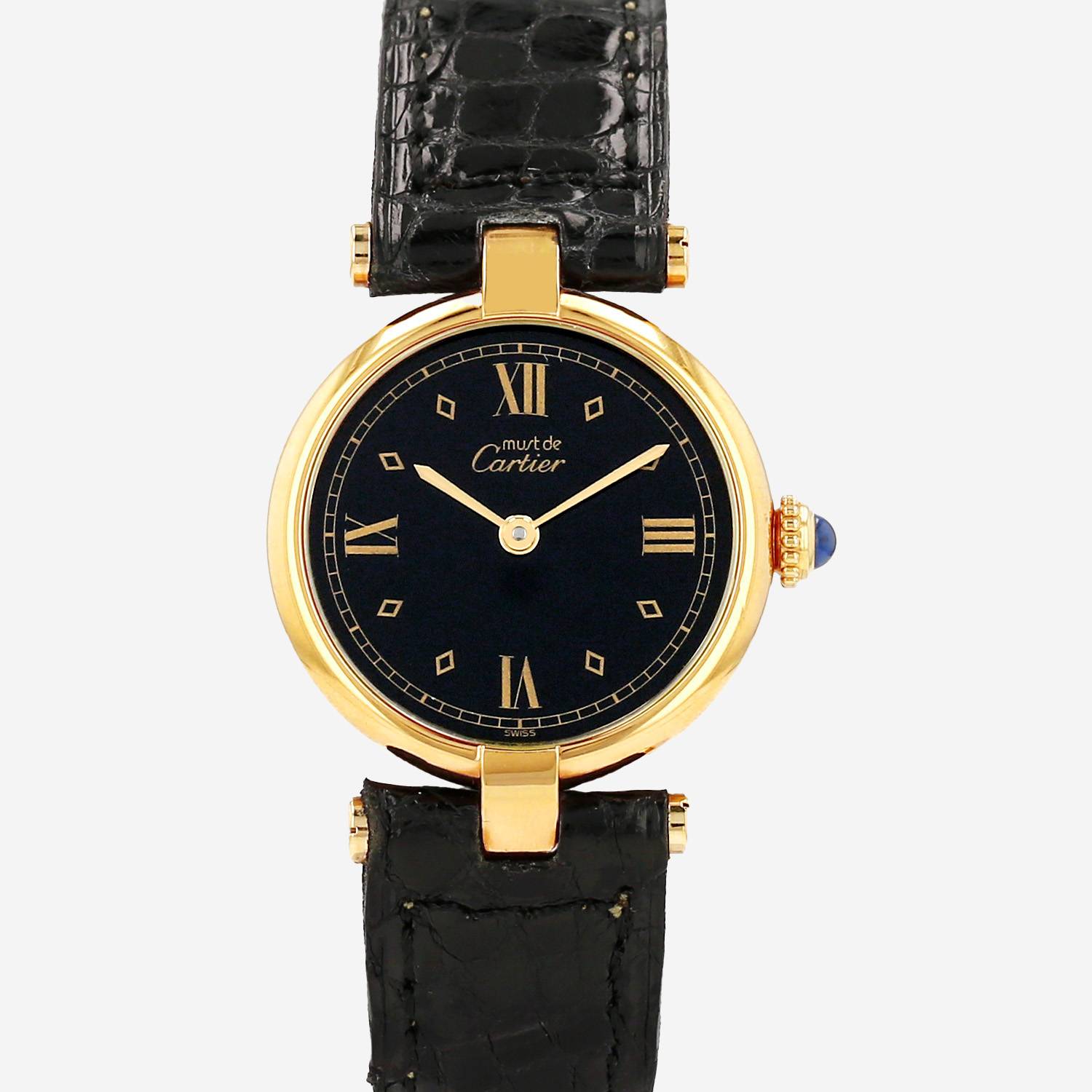 Orologio Cartier Must Vendôme in vermeil Ref: Cartier - 590004  Circa 1990