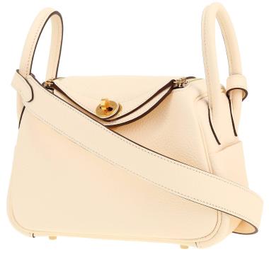 Hermès  Lindy mini  shoulder bag  in Nata togo leather