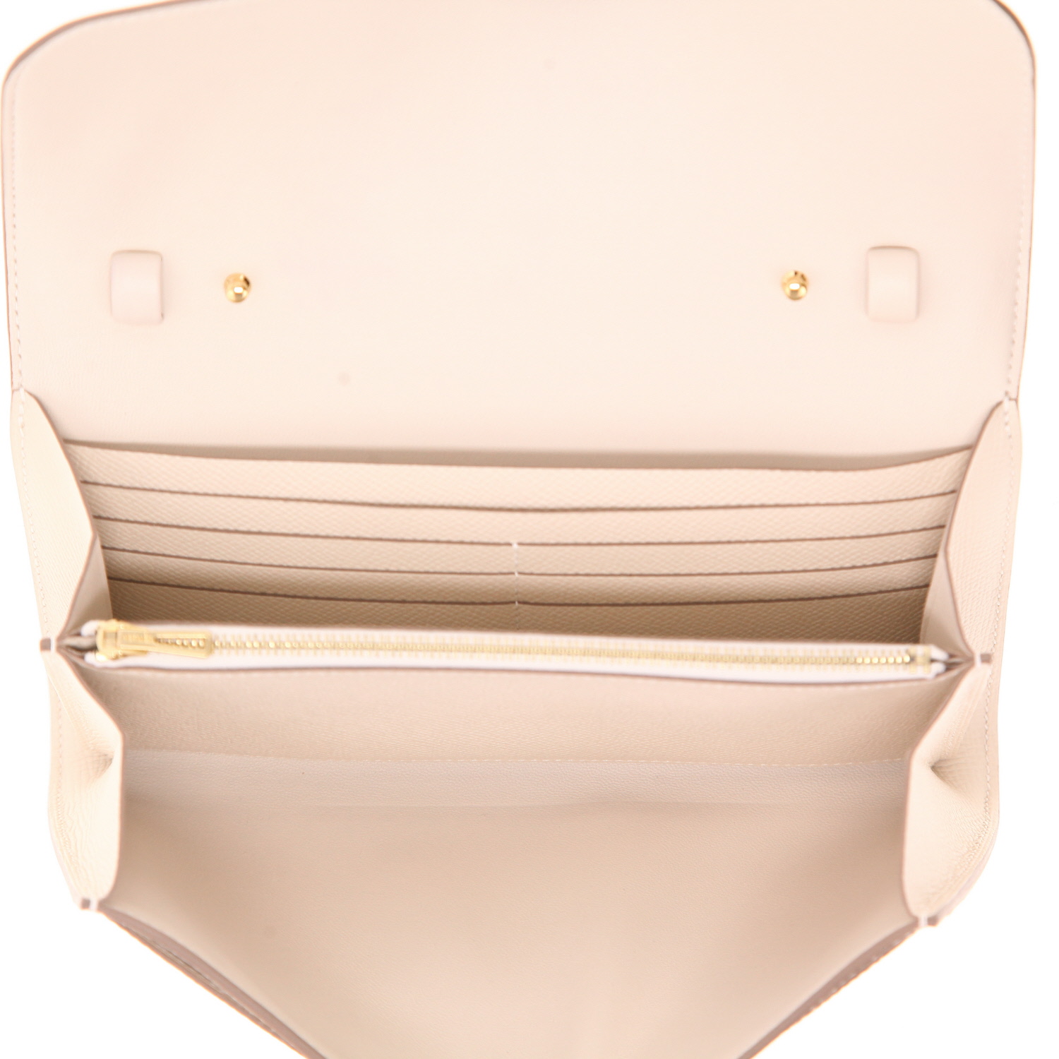 Sac bandoulière Hermès  Constance Long To Go en cuir epsom Craie - Detail D3