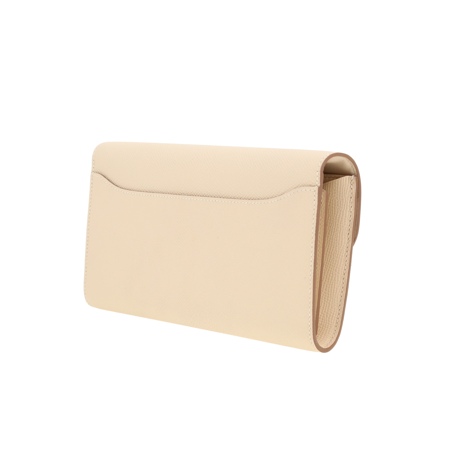 Hermès  Constance Long To Go shoulder bag  in Craie epsom leather - Detail D6