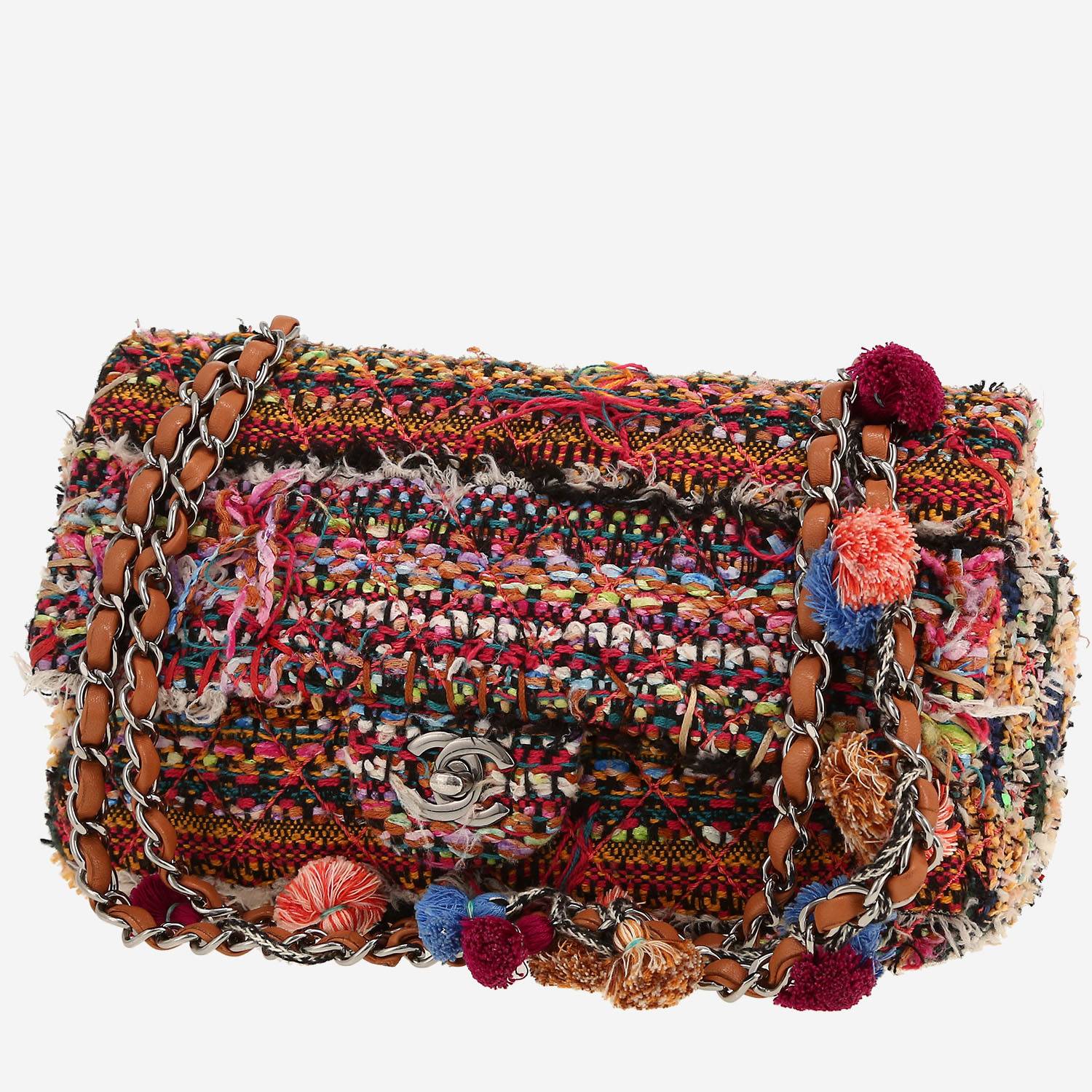 Chanel  Timeless handbag  in multicolor tweed
