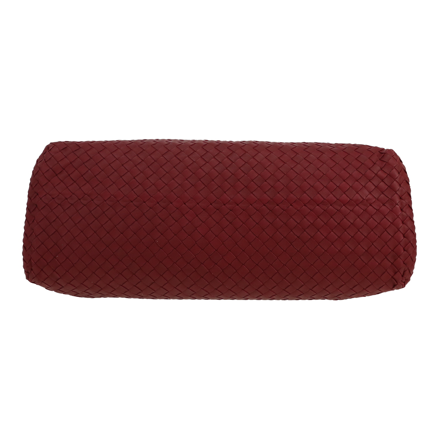 Sac cabas Bottega Veneta  Tote grand modèle  en cuir intrecciato bordeaux - Detail D1