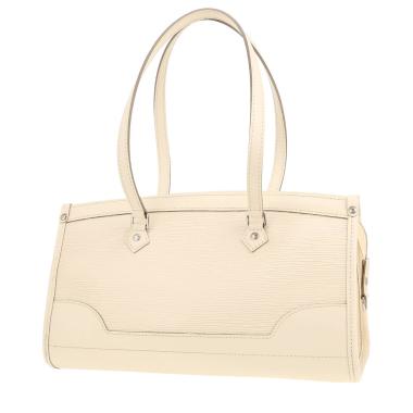 Sac à main Louis Vuitton  Madeleine en cuir épi blanc-cassé