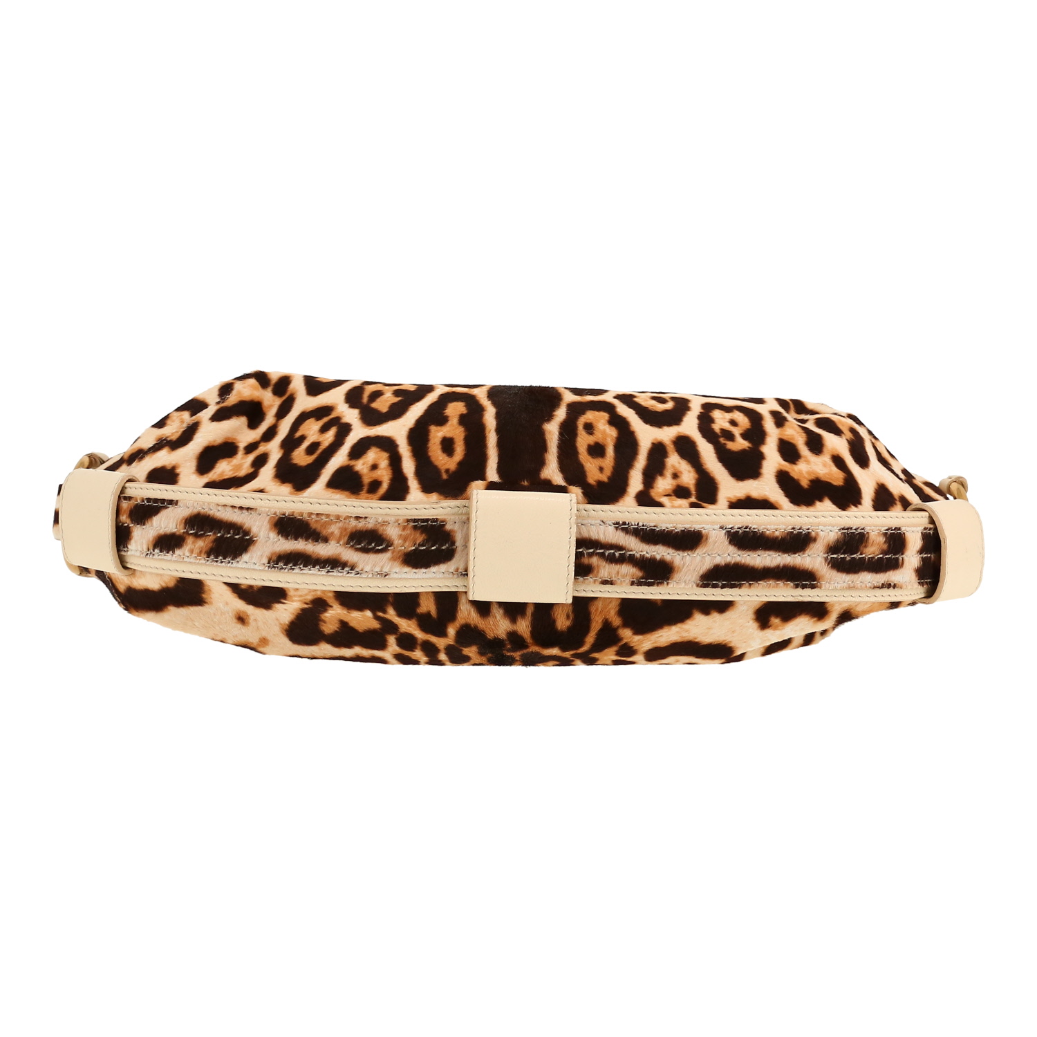 Borsa Saint Laurent  Mombasa in puledro beige e marrone - Detail D1