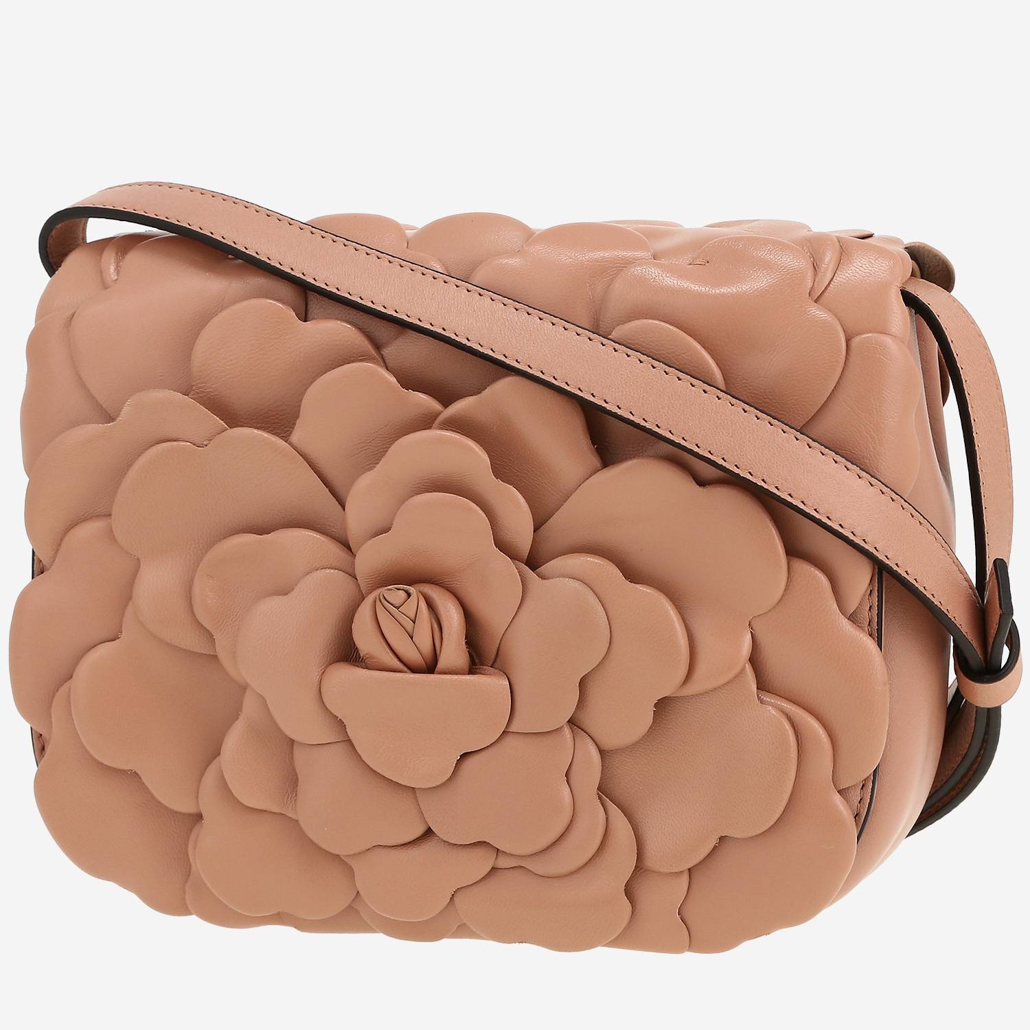 Valentino Garavani  Rose Edition shoulder bag  in powder pink leather