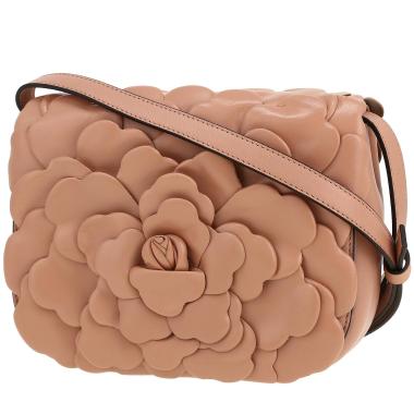 Valentino Garavani  Rose Edition shoulder bag  in powder pink leather