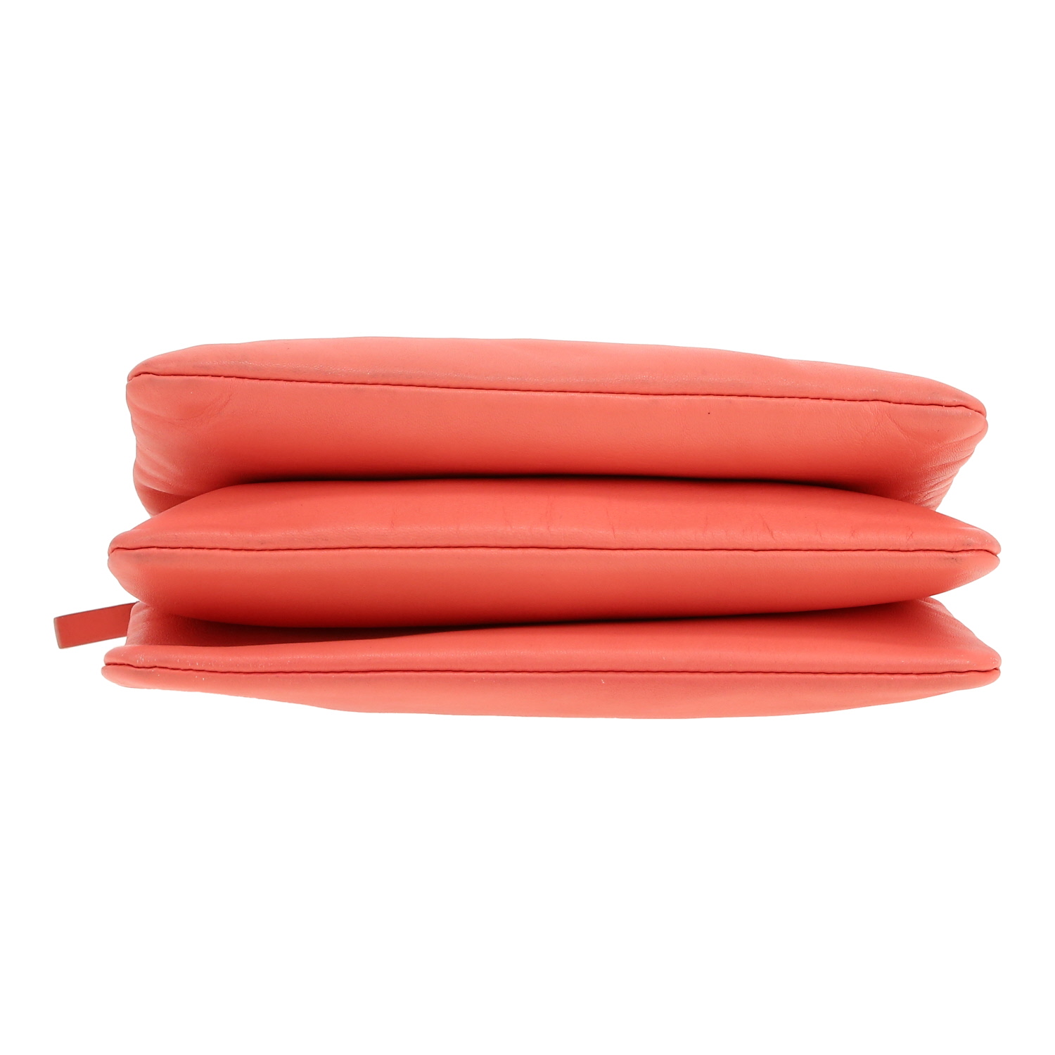 Sac bandoulière Celine  Trio en cuir rose - Detail D1