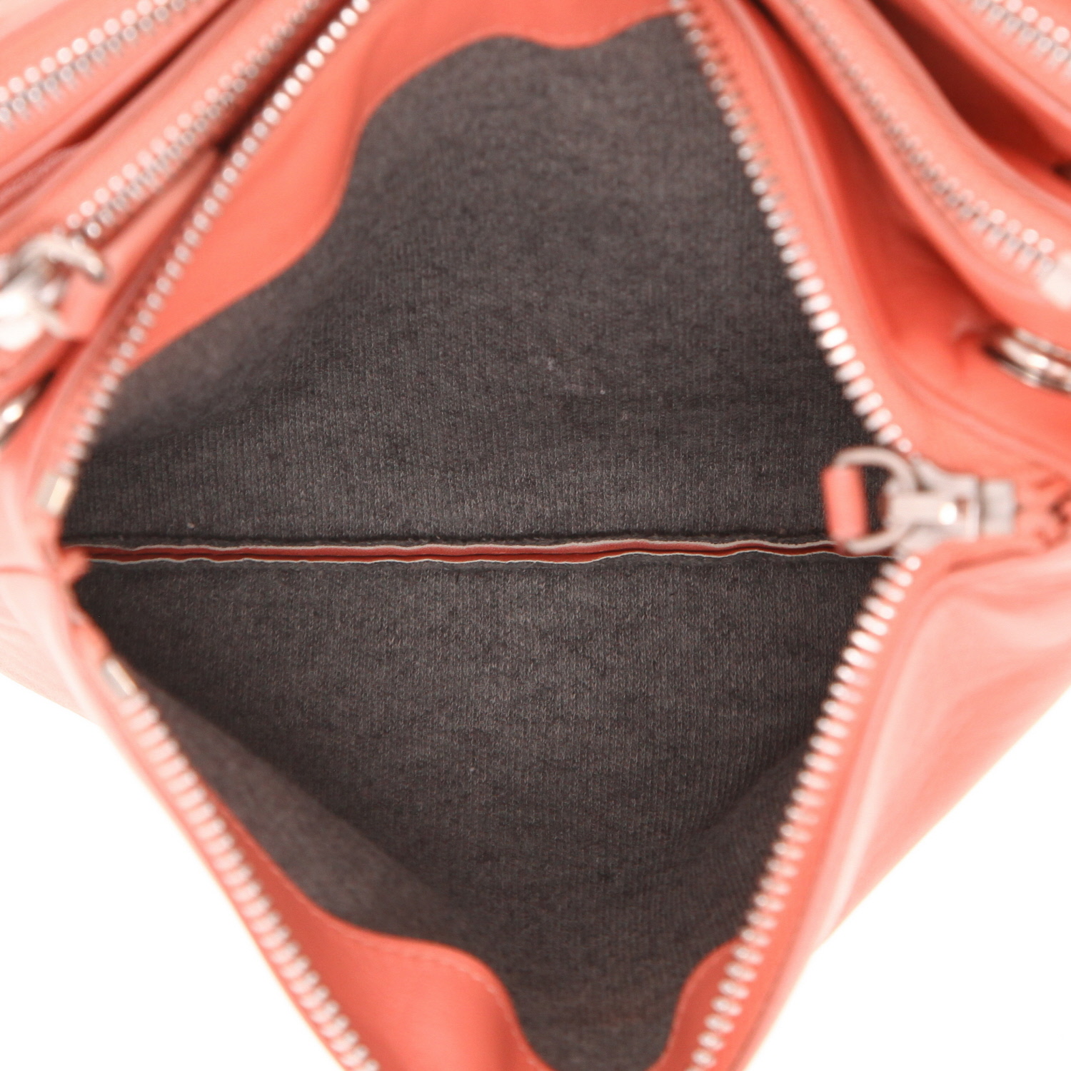 Sac bandoulière Celine  Trio en cuir rose - Detail D4