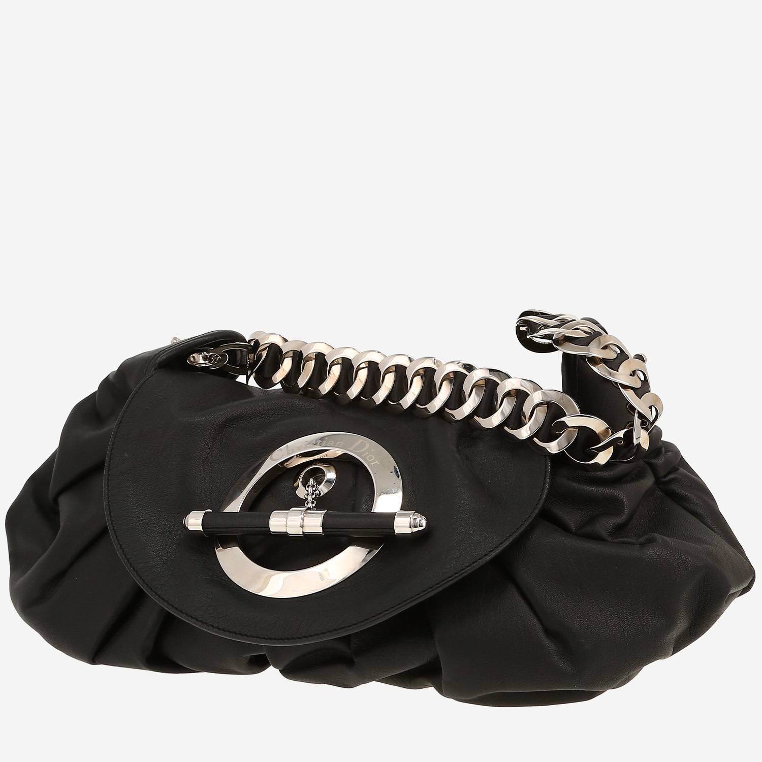 Dior  Vintage handbag  in black leather